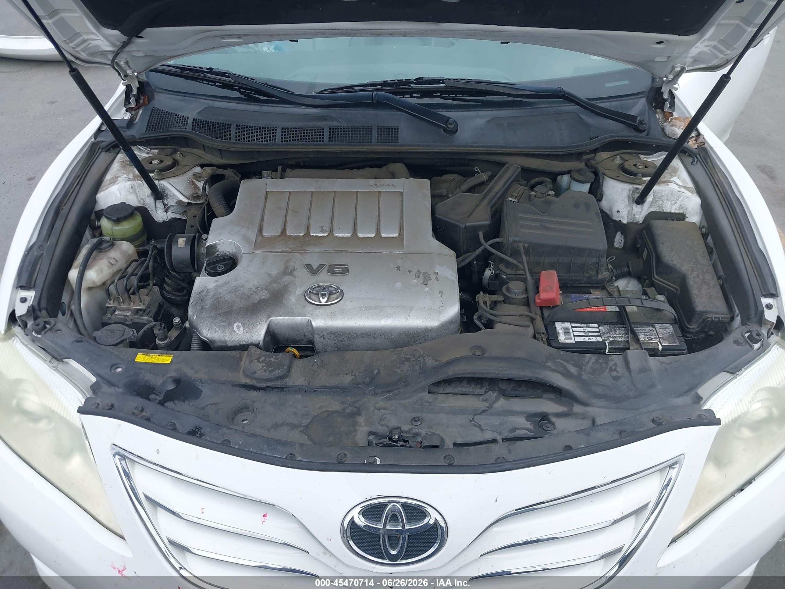 2011 Toyota Camry Xle V6 White vin: 4T1BK3EK8BU615109