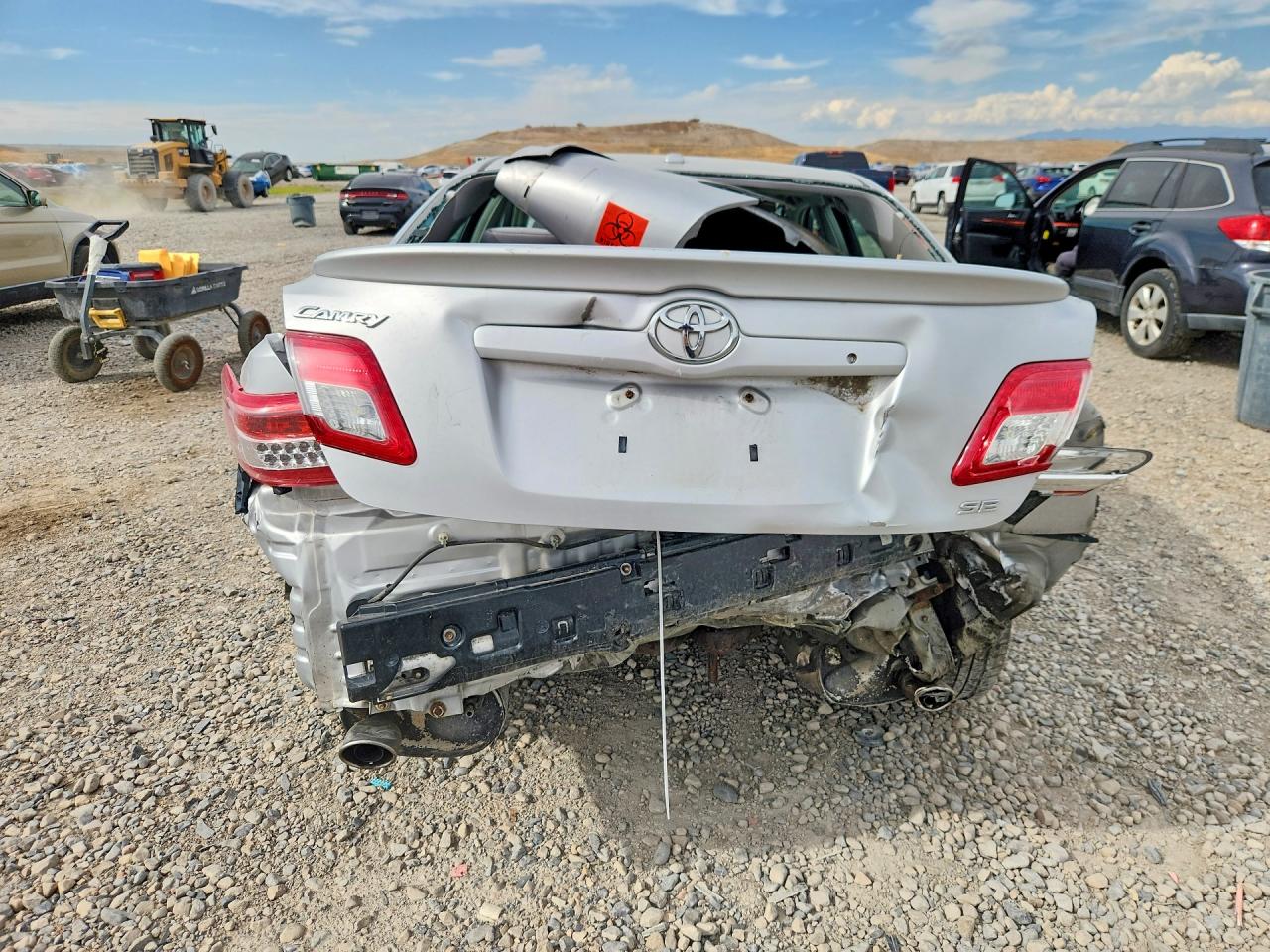 2011 Toyota Camry Se V6 Silver vin: 4T1BK3EK8BU621282