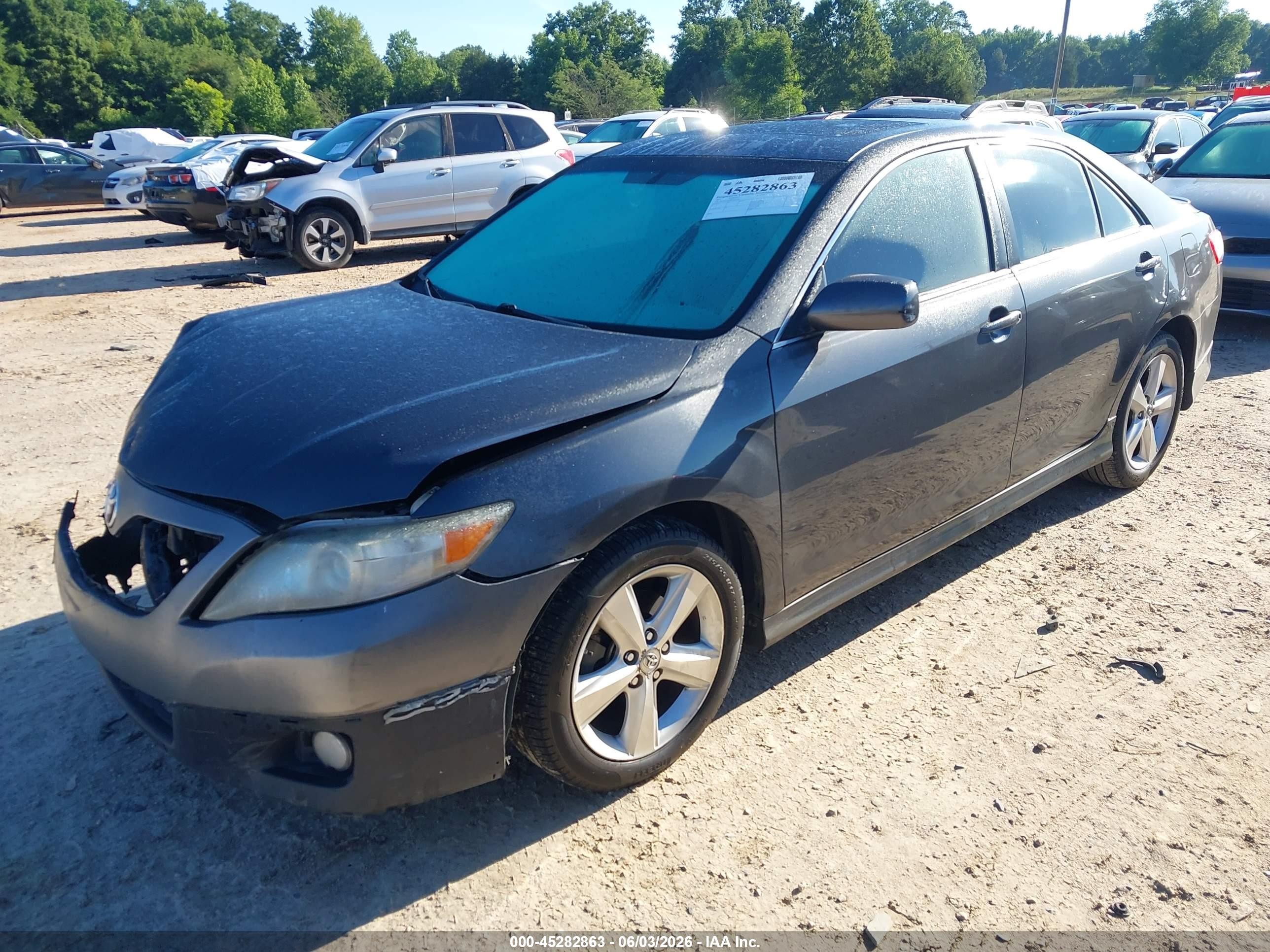2011 Toyota Camry Se V6 Gray vin: 4T1BK3EK8BU621797