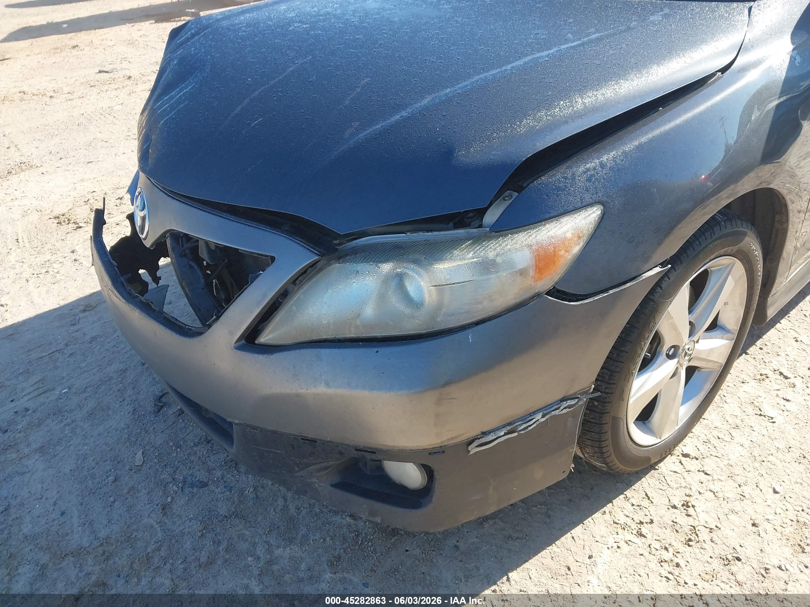 2011 Toyota Camry Se V6 Gray vin: 4T1BK3EK8BU621797