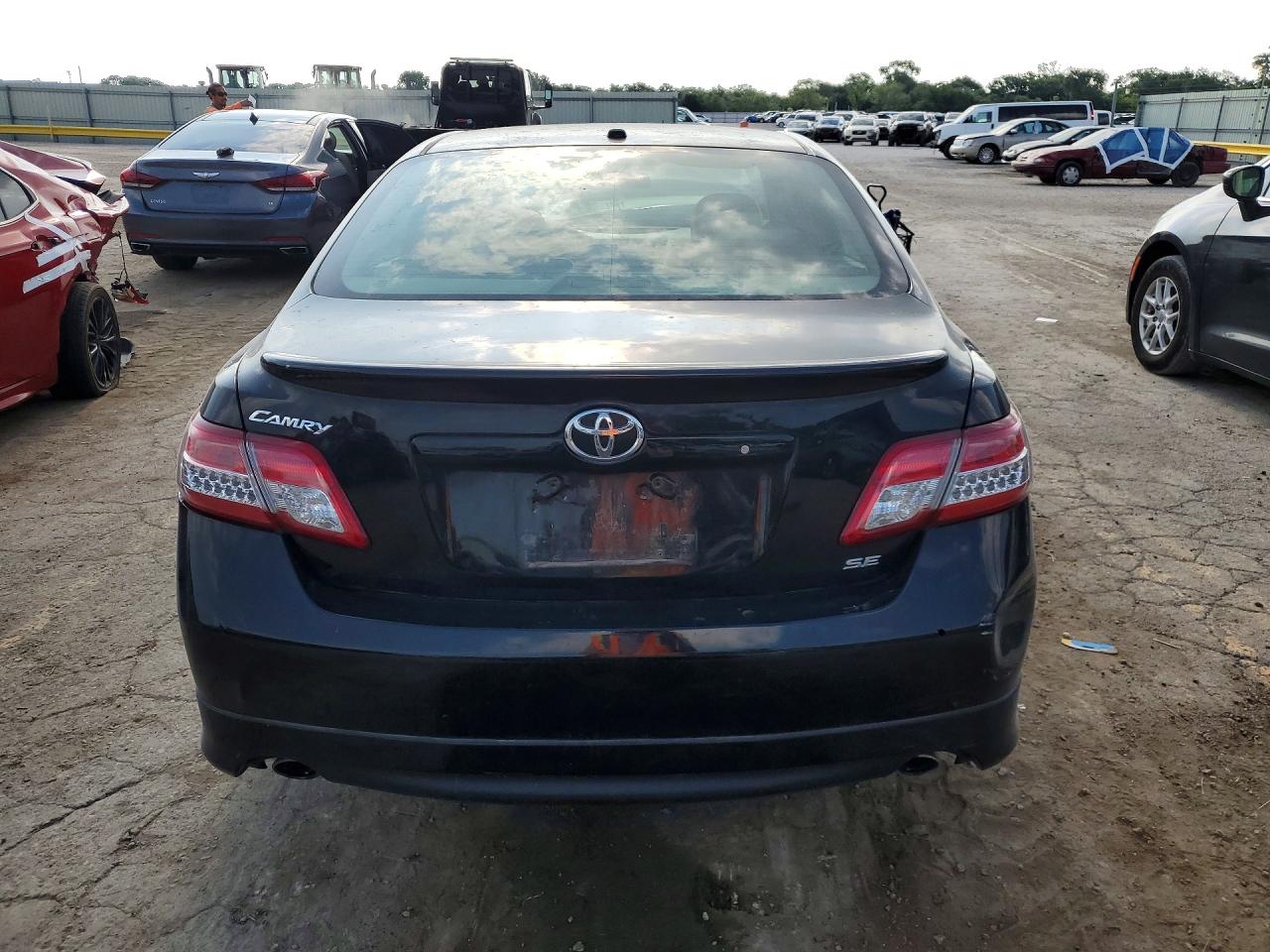 2011 Toyota Camry Se V6 Black vin: 4T1BK3EK8BU628149