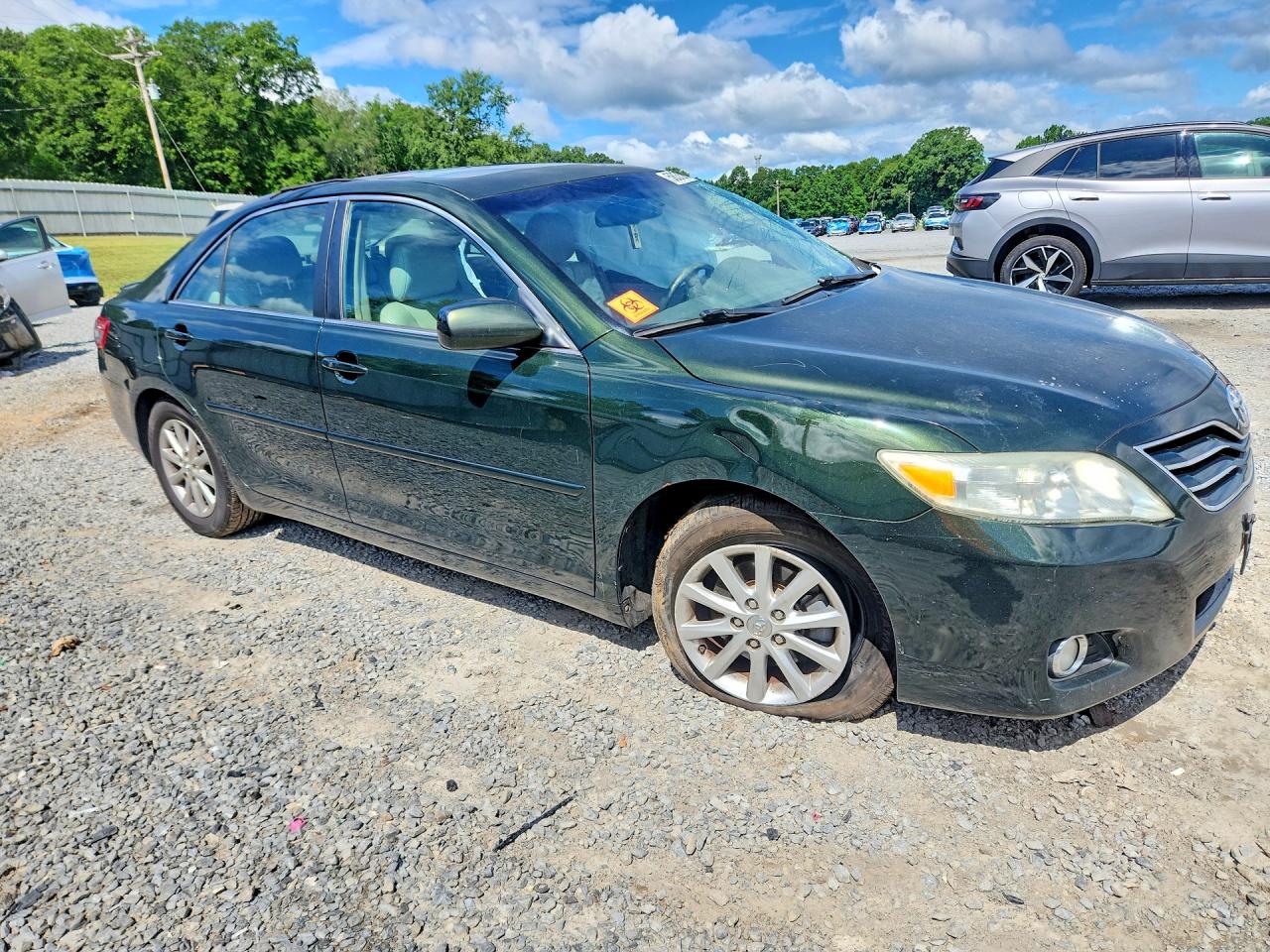 2010 Toyota Camry Xle V6 Green vin: 4T1BK3EK9AU604280