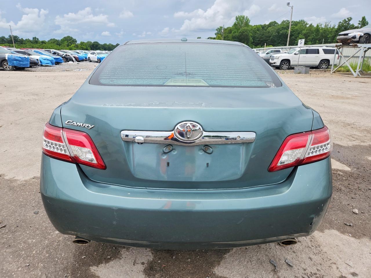 2011 Toyota Camry Xle V6 Green vin: 4T1BK3EK9BU627088