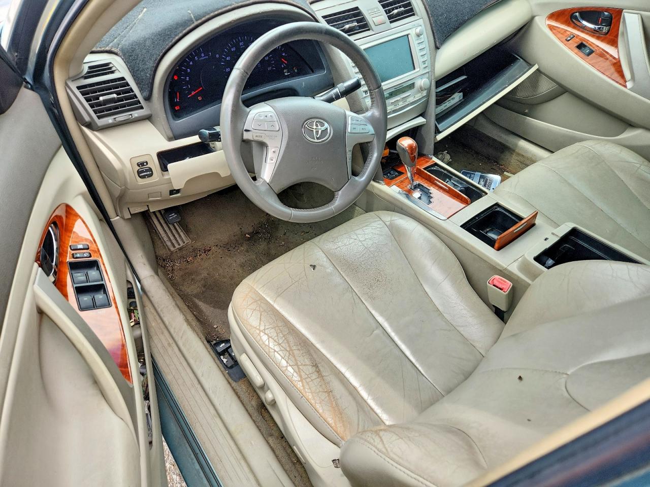2011 Toyota Camry Xle V6 Green vin: 4T1BK3EK9BU627088