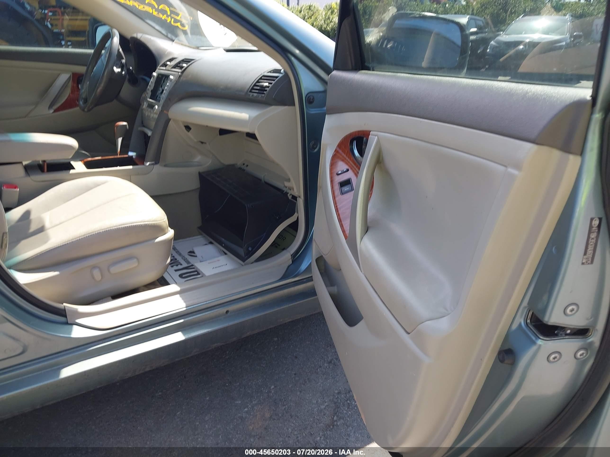 2010 Toyota Camry Xle V6 Light Blue vin: 4T1BK3EKXAU600125