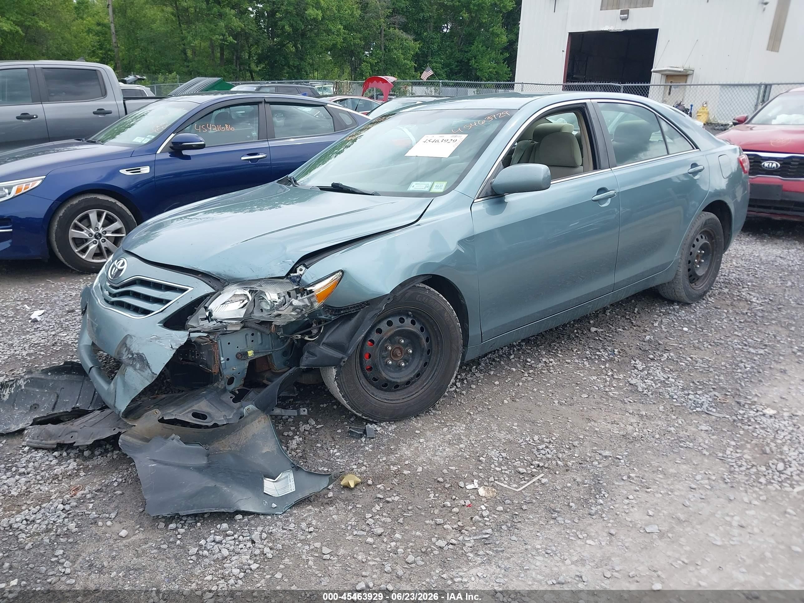 2010 Toyota Camry Le V6 Blue vin: 4T1BK3EKXAU602747