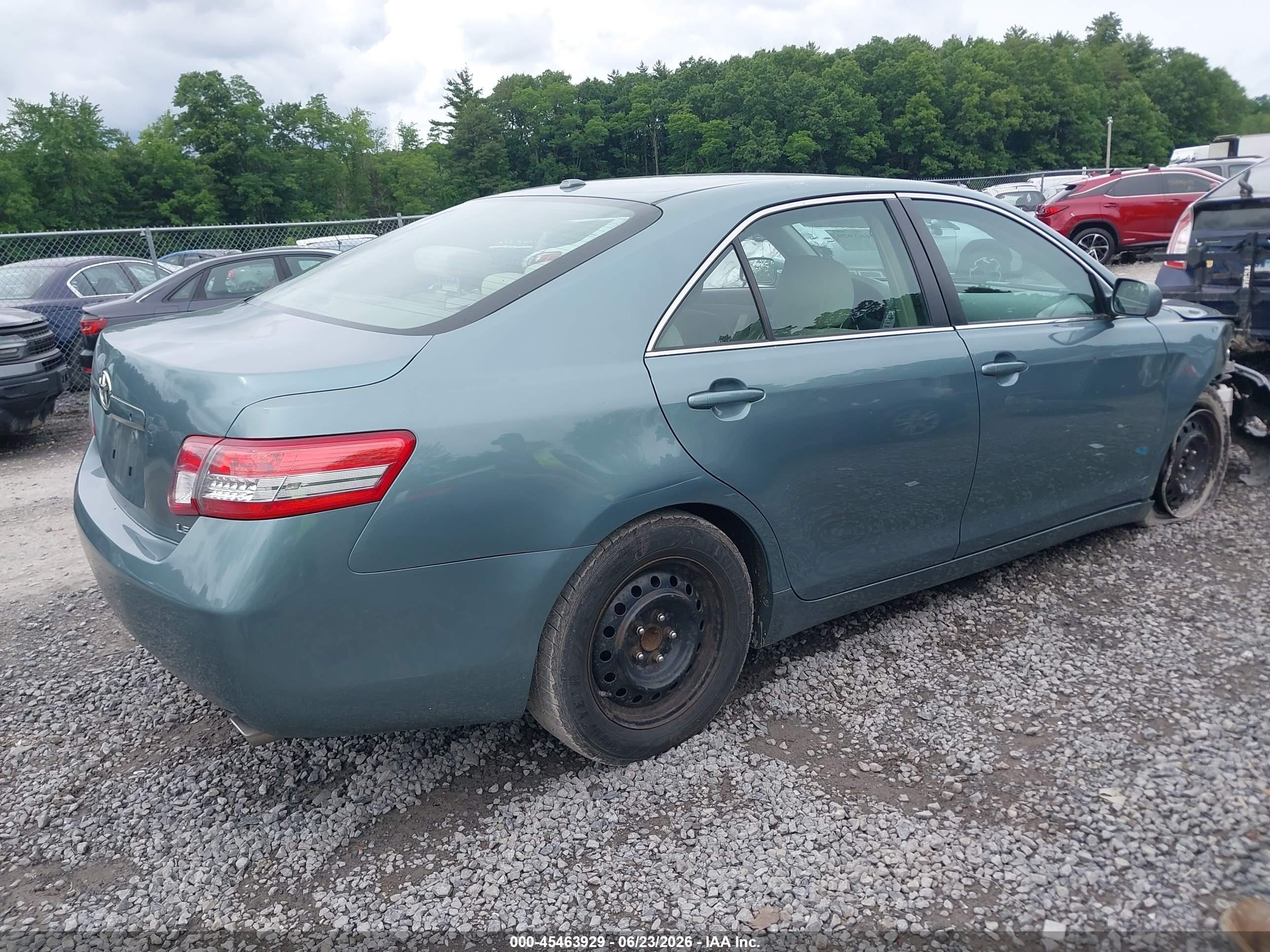 2010 Toyota Camry Le V6 Blue vin: 4T1BK3EKXAU602747
