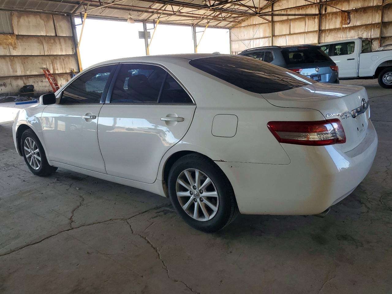 2010 Toyota Camry Xle V6 White vin: 4T1BK3EKXAU605728