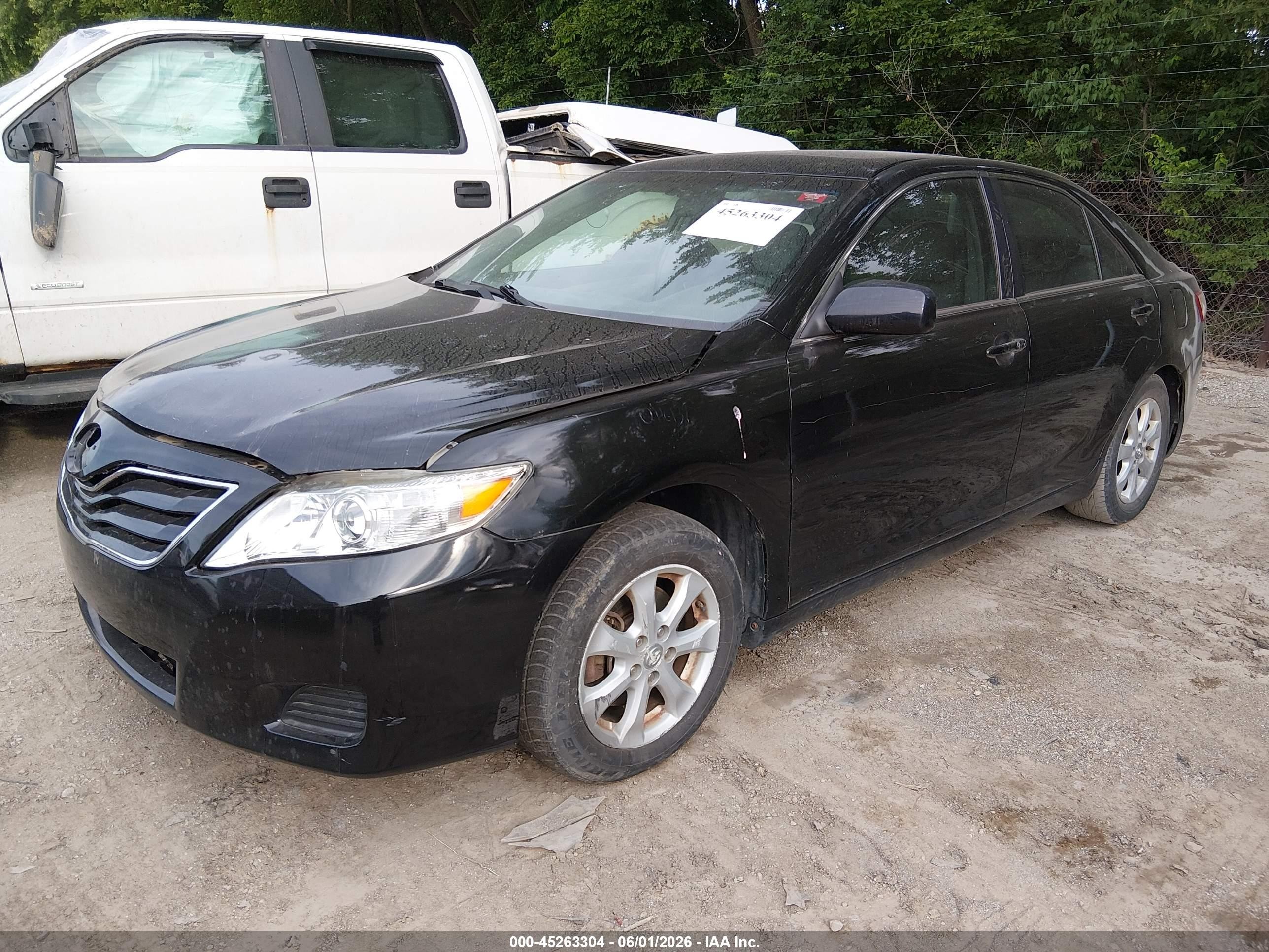 2011 Toyota Camry Le V6 Black vin: 4T1BK3EKXBU117591