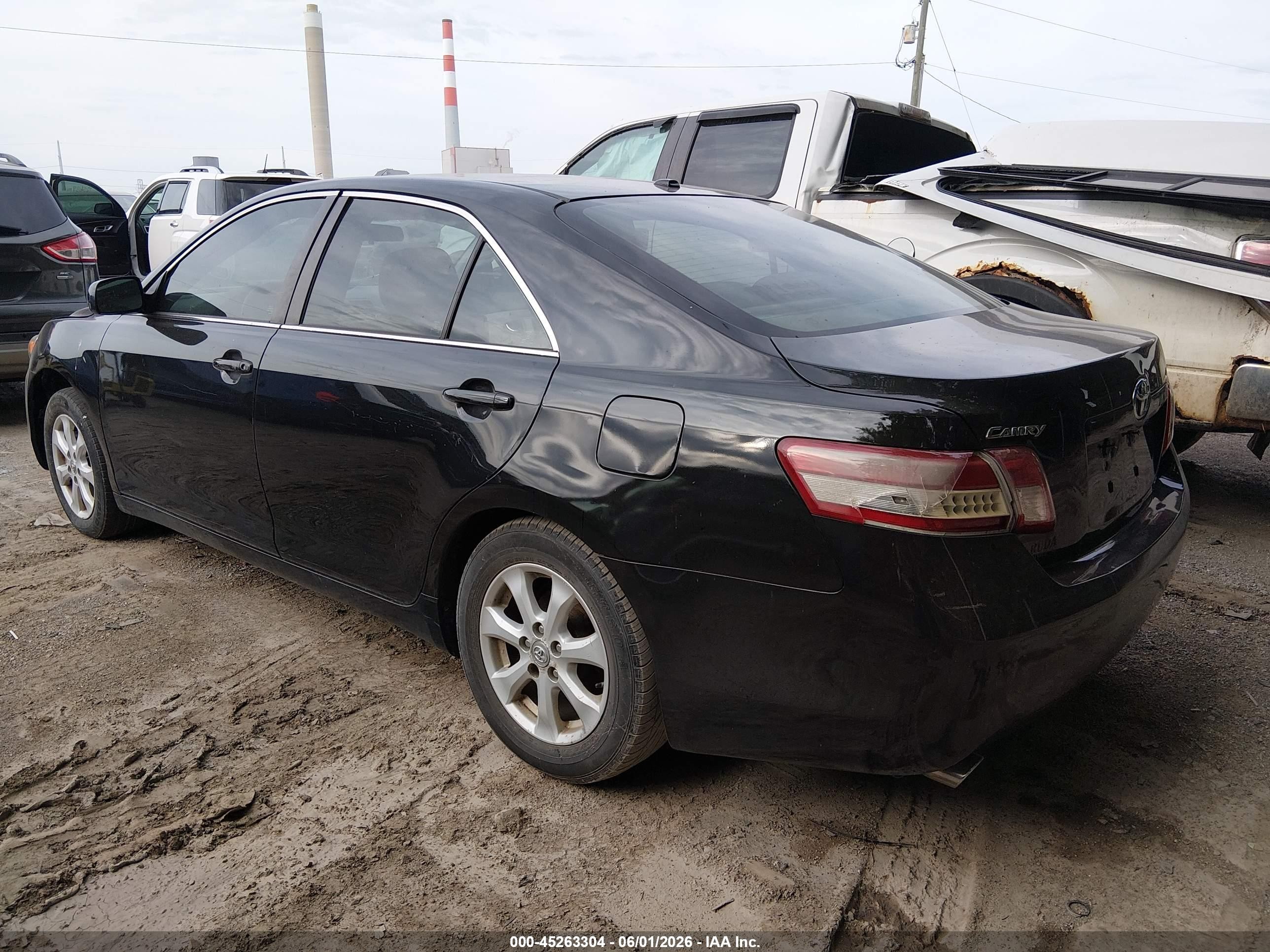 2011 Toyota Camry Le V6 Black vin: 4T1BK3EKXBU117591