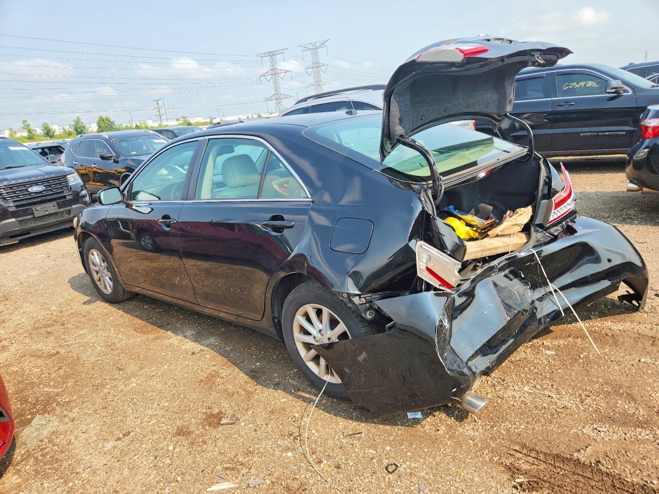 2011 Toyota Camry Xle V6 Black vin: 4T1BK3EKXBU119566