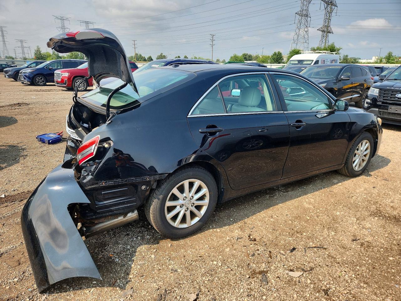 2011 Toyota Camry Xle V6 Black vin: 4T1BK3EKXBU119566