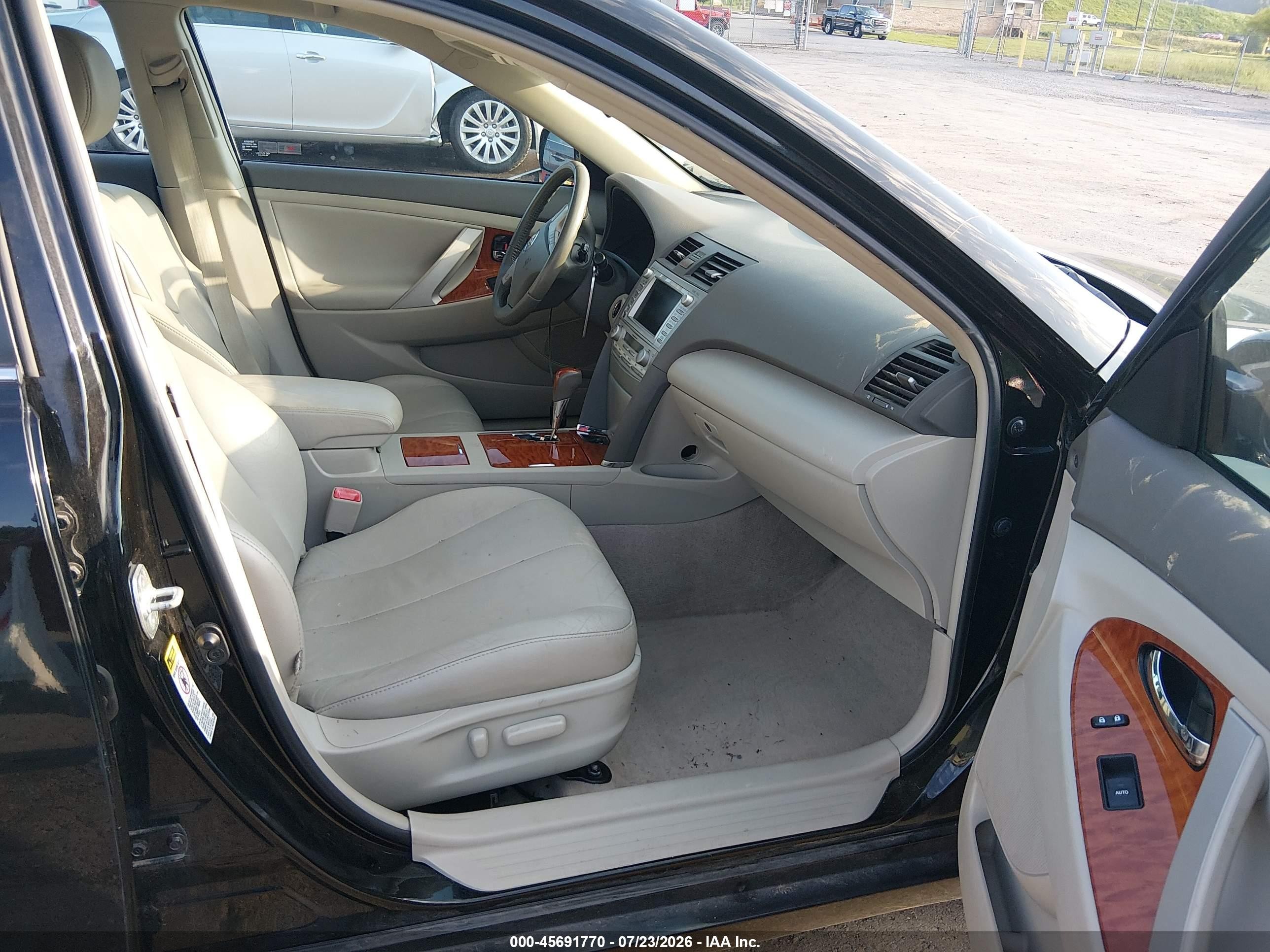 2011 Toyota Camry Xle V6 Black vin: 4T1BK3EKXBU122662
