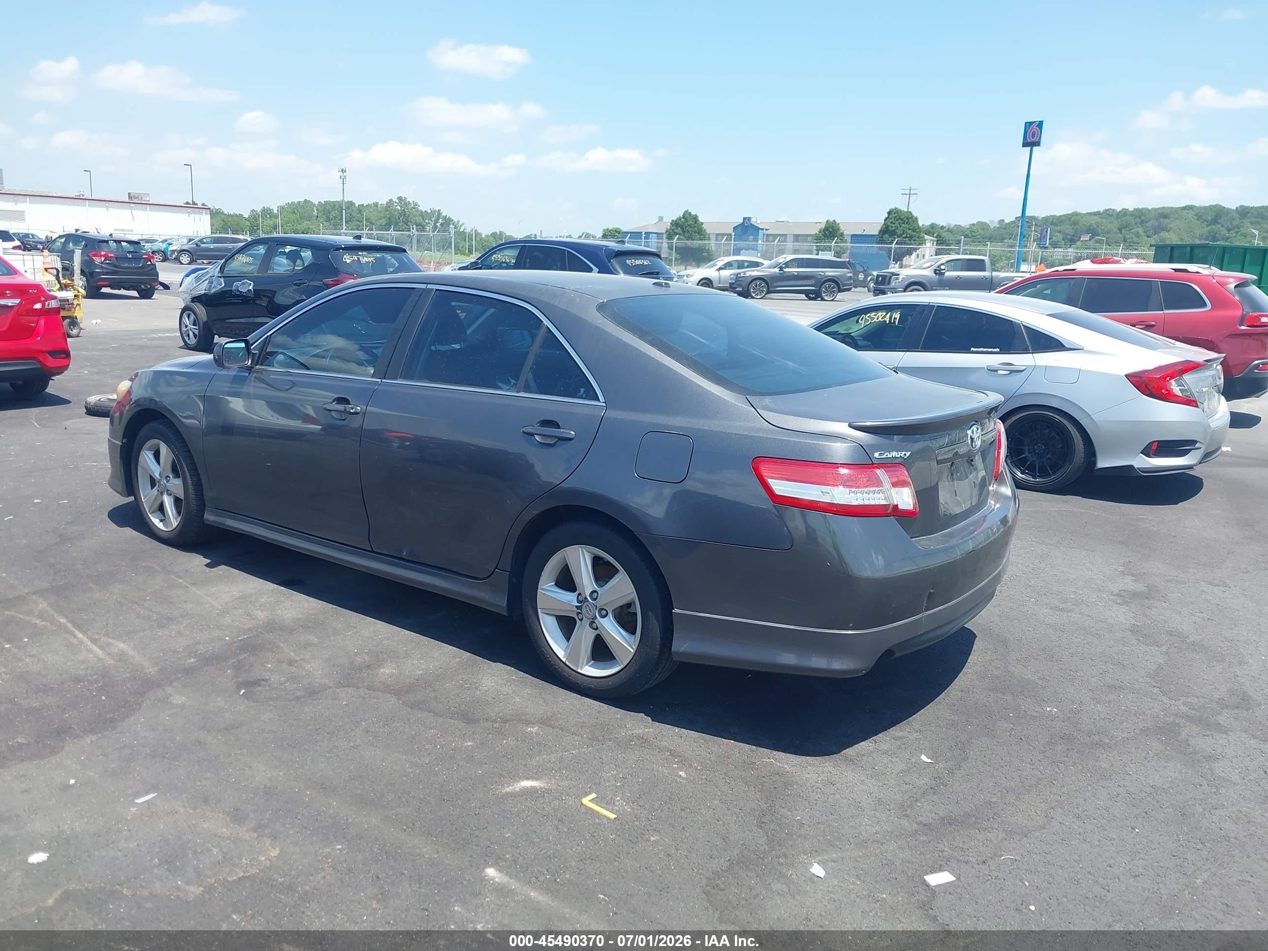 2011 Toyota Camry Se V6 Gray vin: 4T1BK3EKXBU123777