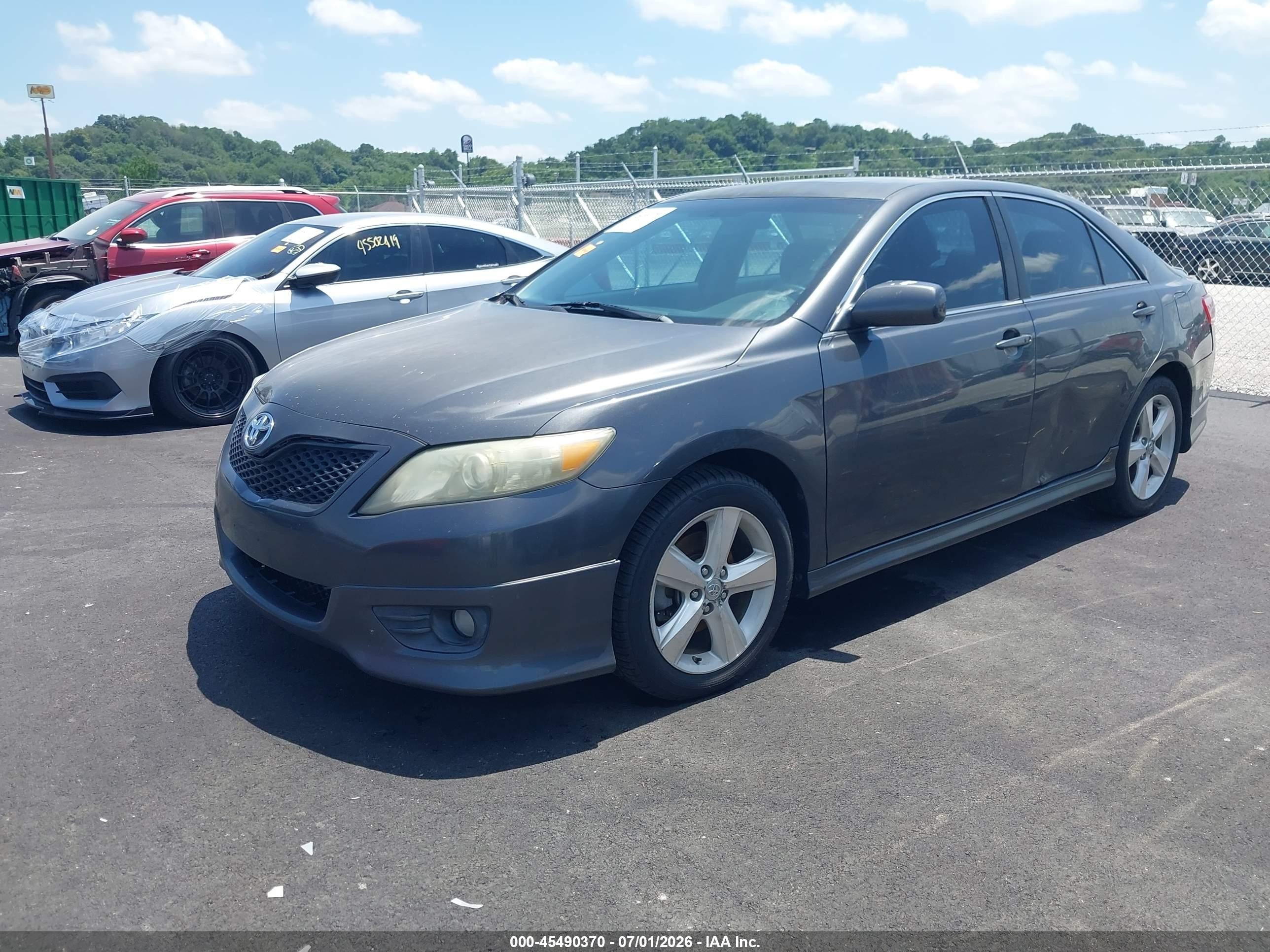 2011 Toyota Camry Se V6 Gray vin: 4T1BK3EKXBU123777