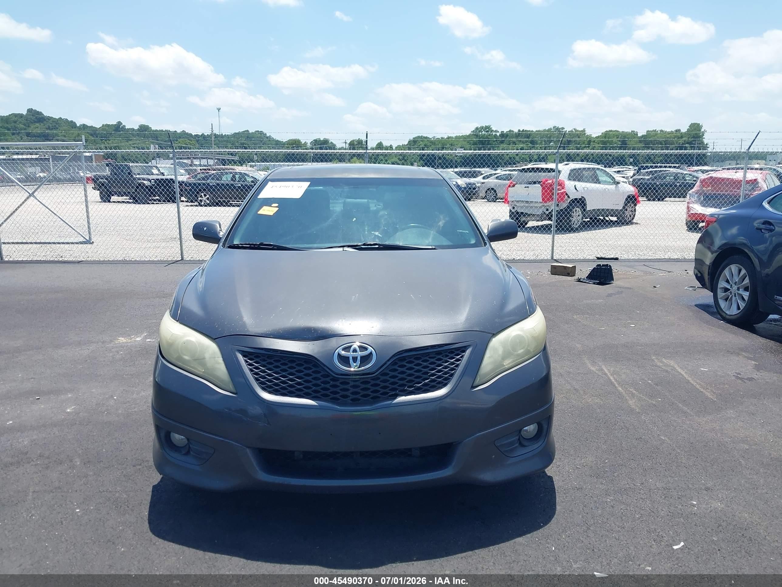 2011 Toyota Camry Se V6 Gray vin: 4T1BK3EKXBU123777