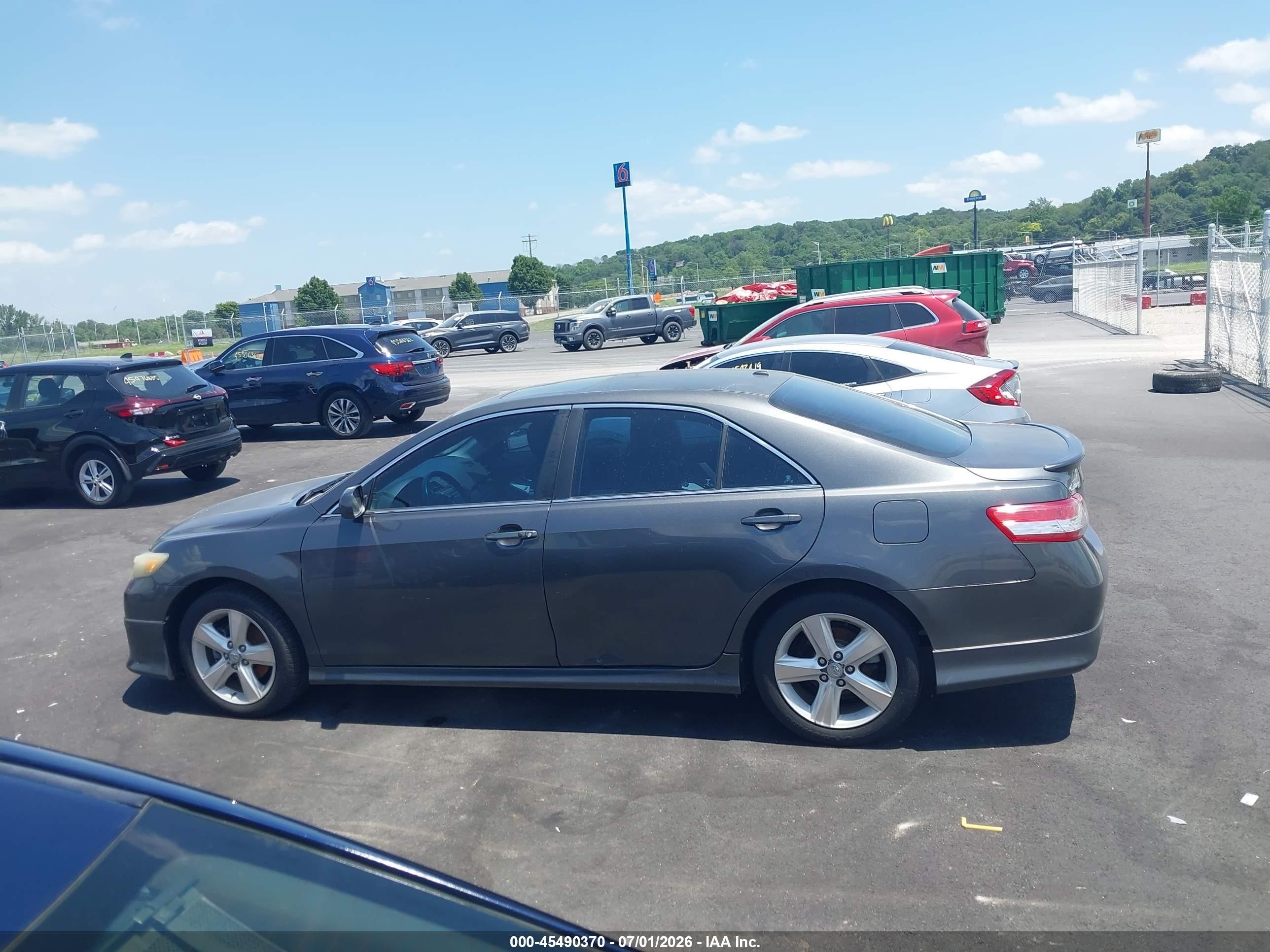 2011 Toyota Camry Se V6 Gray vin: 4T1BK3EKXBU123777