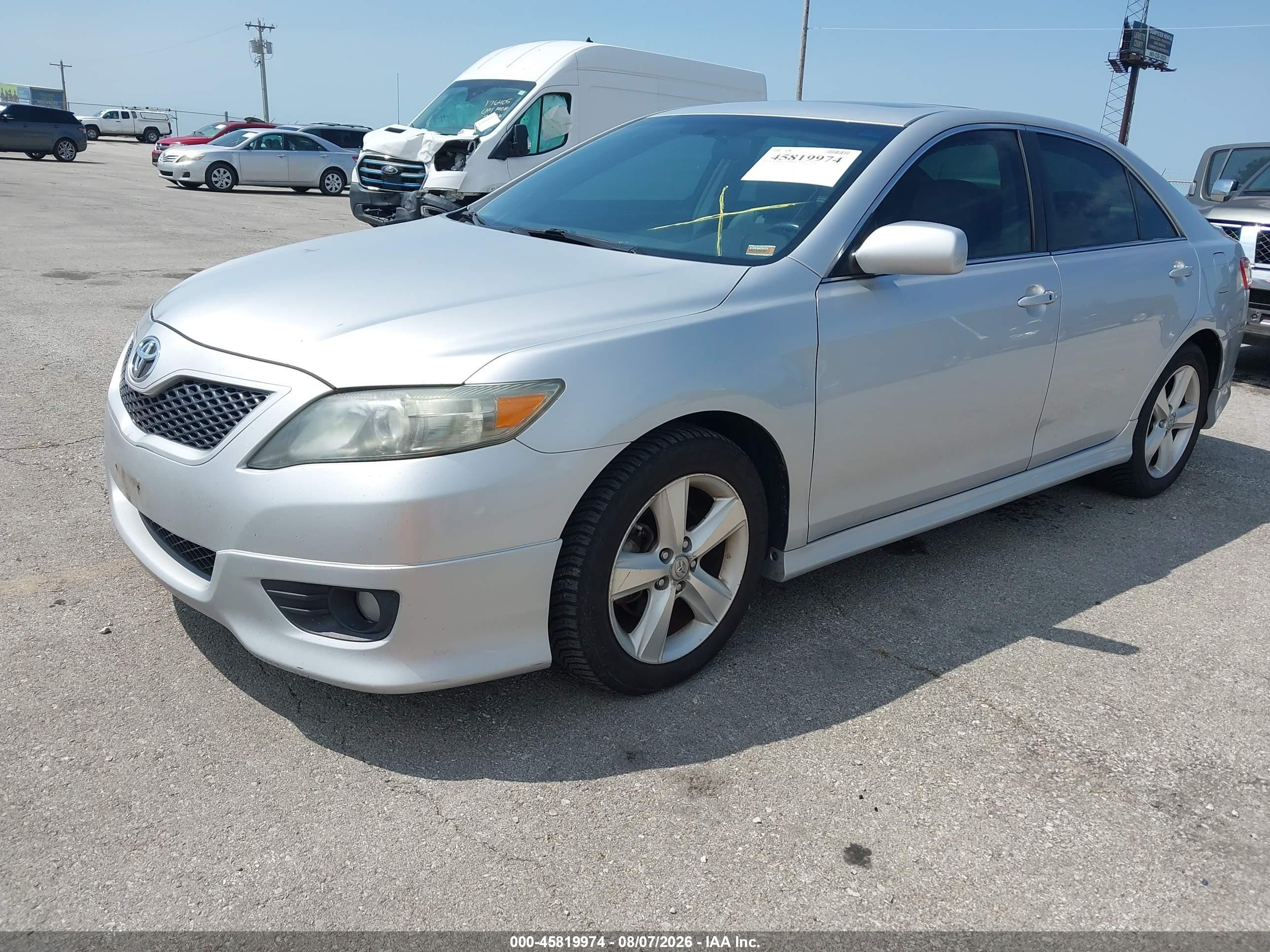 2011 Toyota Camry Se V6 Silver vin: 4T1BK3EKXBU612373