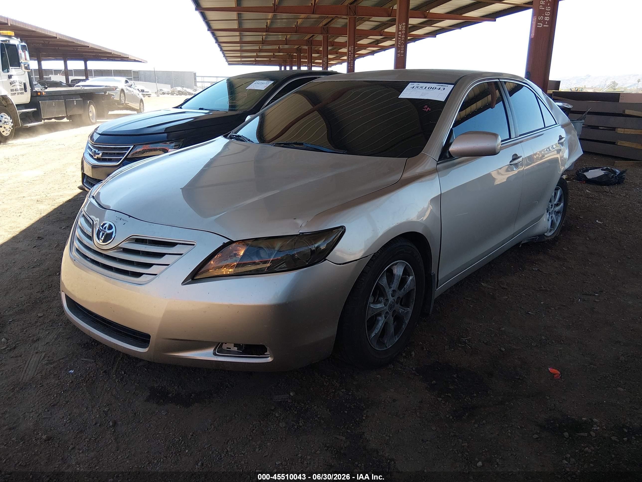 2007 Toyota Camry Le V6/se V6/xle V6 Champagne vin: 4T1BK46K07U007953