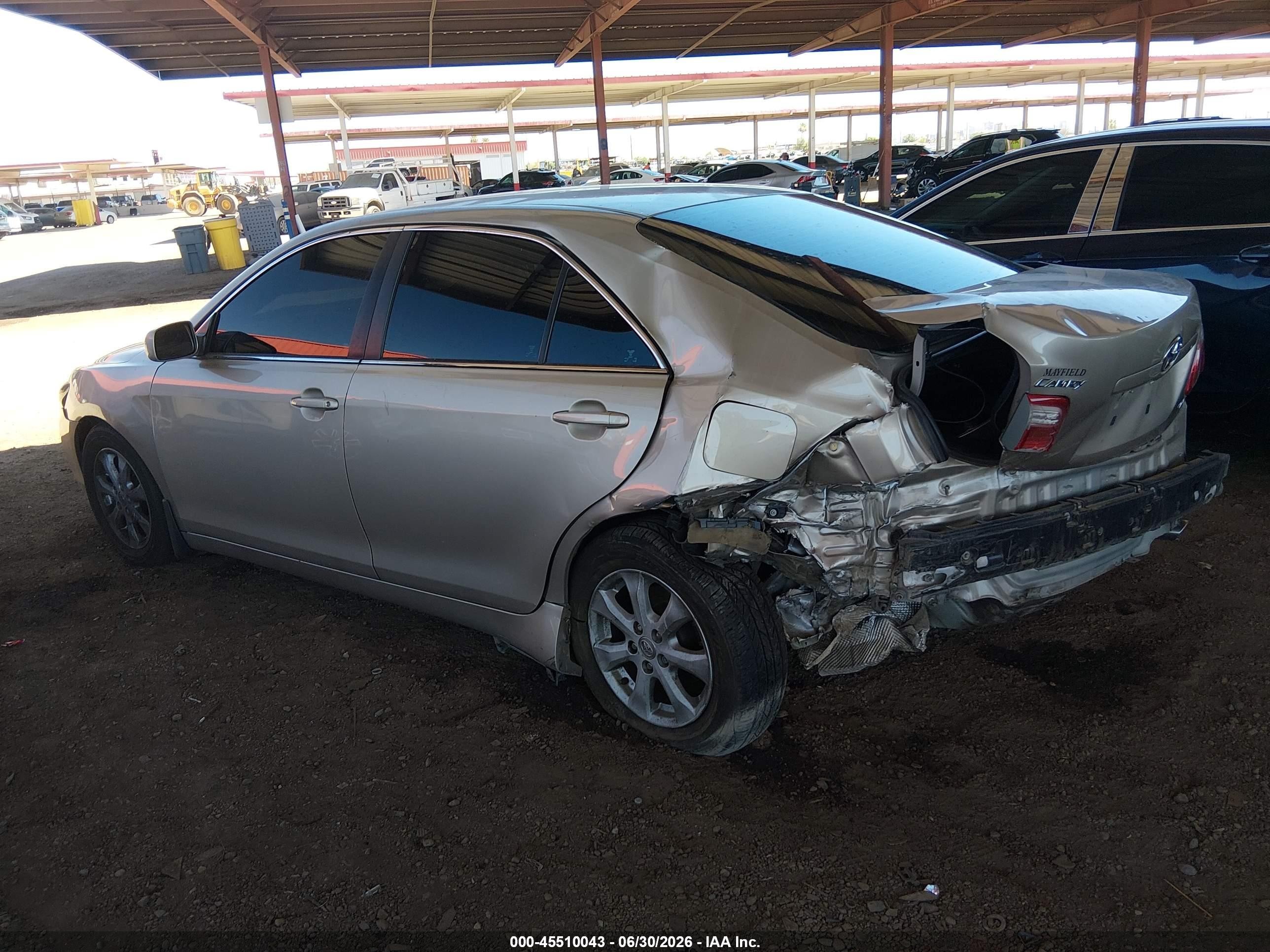 2007 Toyota Camry Le V6/se V6/xle V6 Champagne vin: 4T1BK46K07U007953
