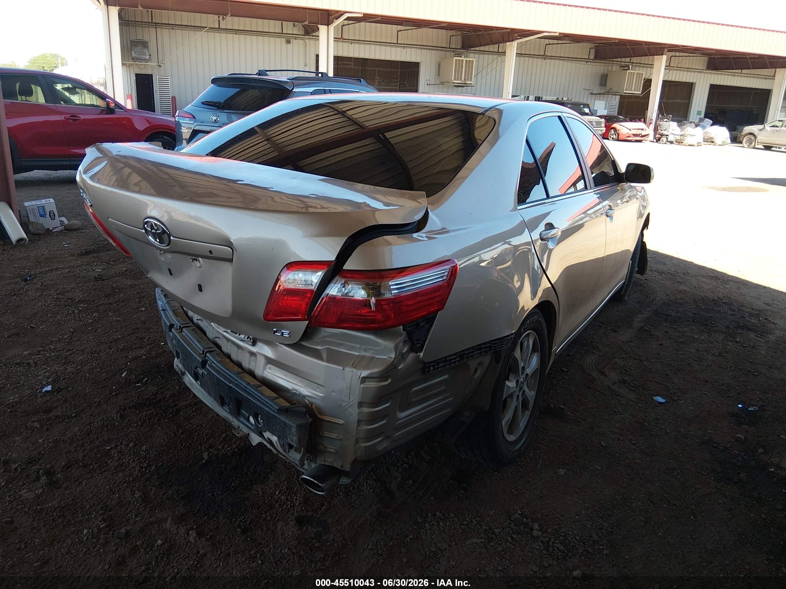 2007 Toyota Camry Le V6/se V6/xle V6 Champagne vin: 4T1BK46K07U007953