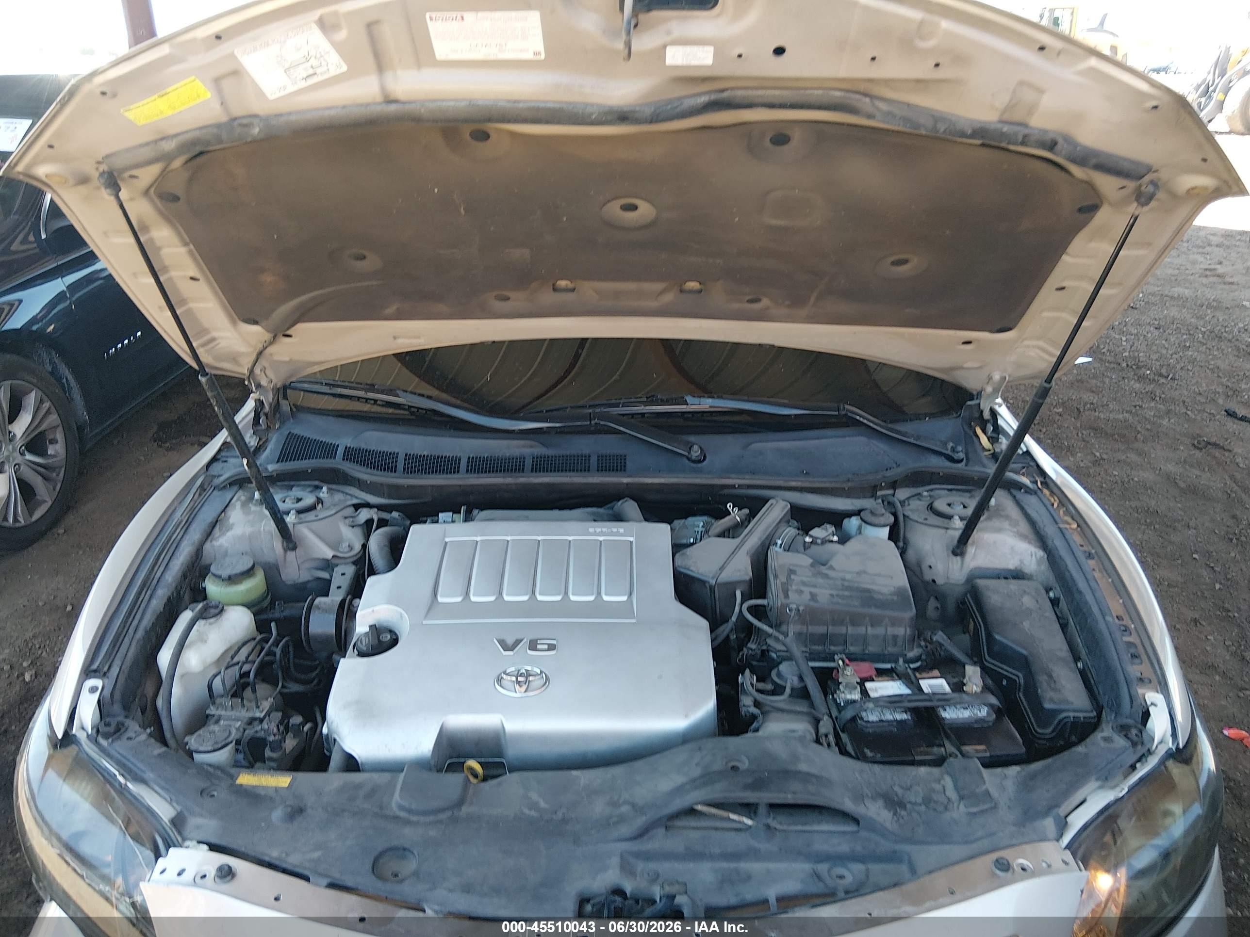 2007 Toyota Camry Le V6/se V6/xle V6 Champagne vin: 4T1BK46K07U007953