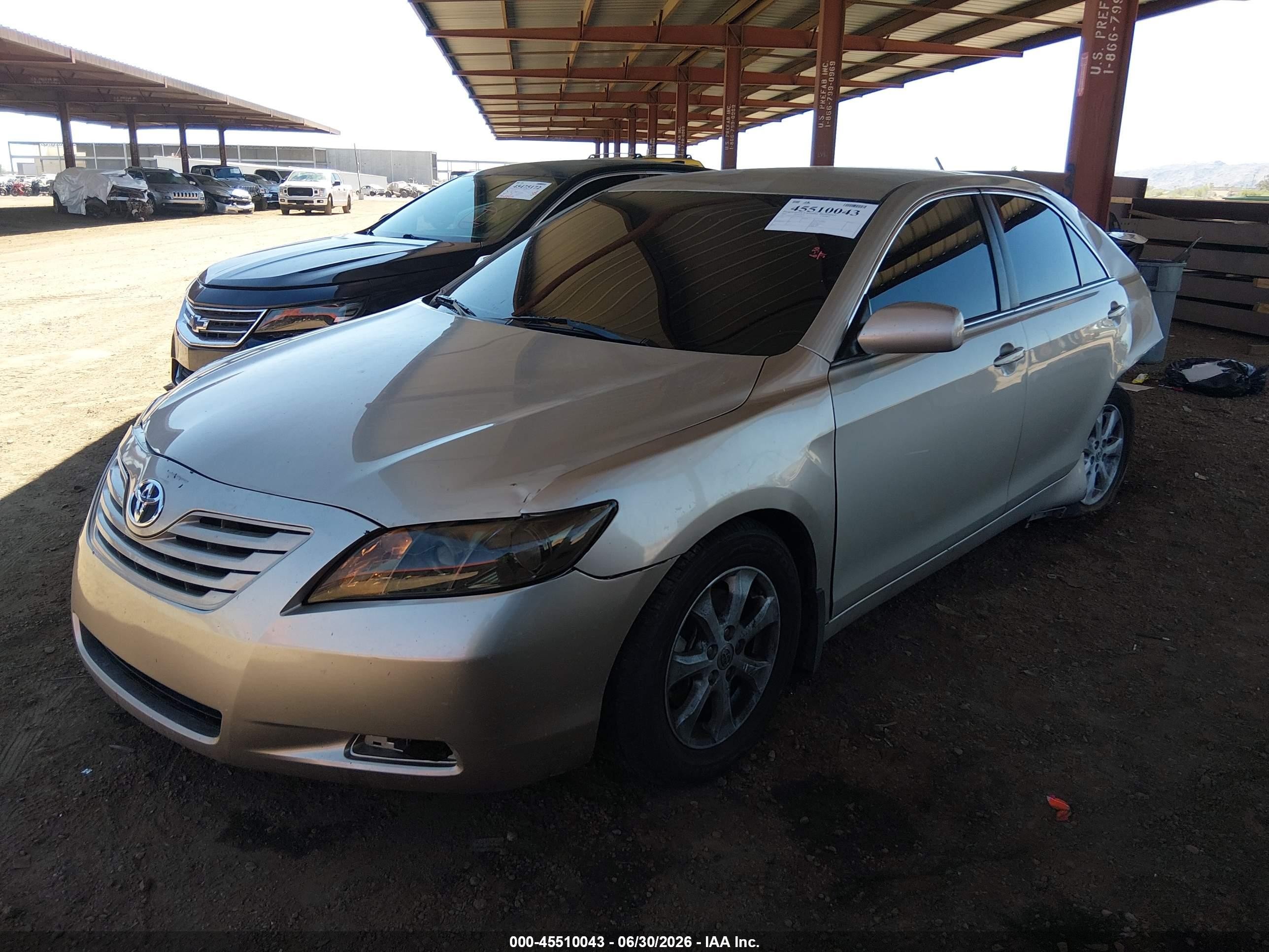 2007 Toyota Camry Le V6/se V6/xle V6 Champagne vin: 4T1BK46K07U007953