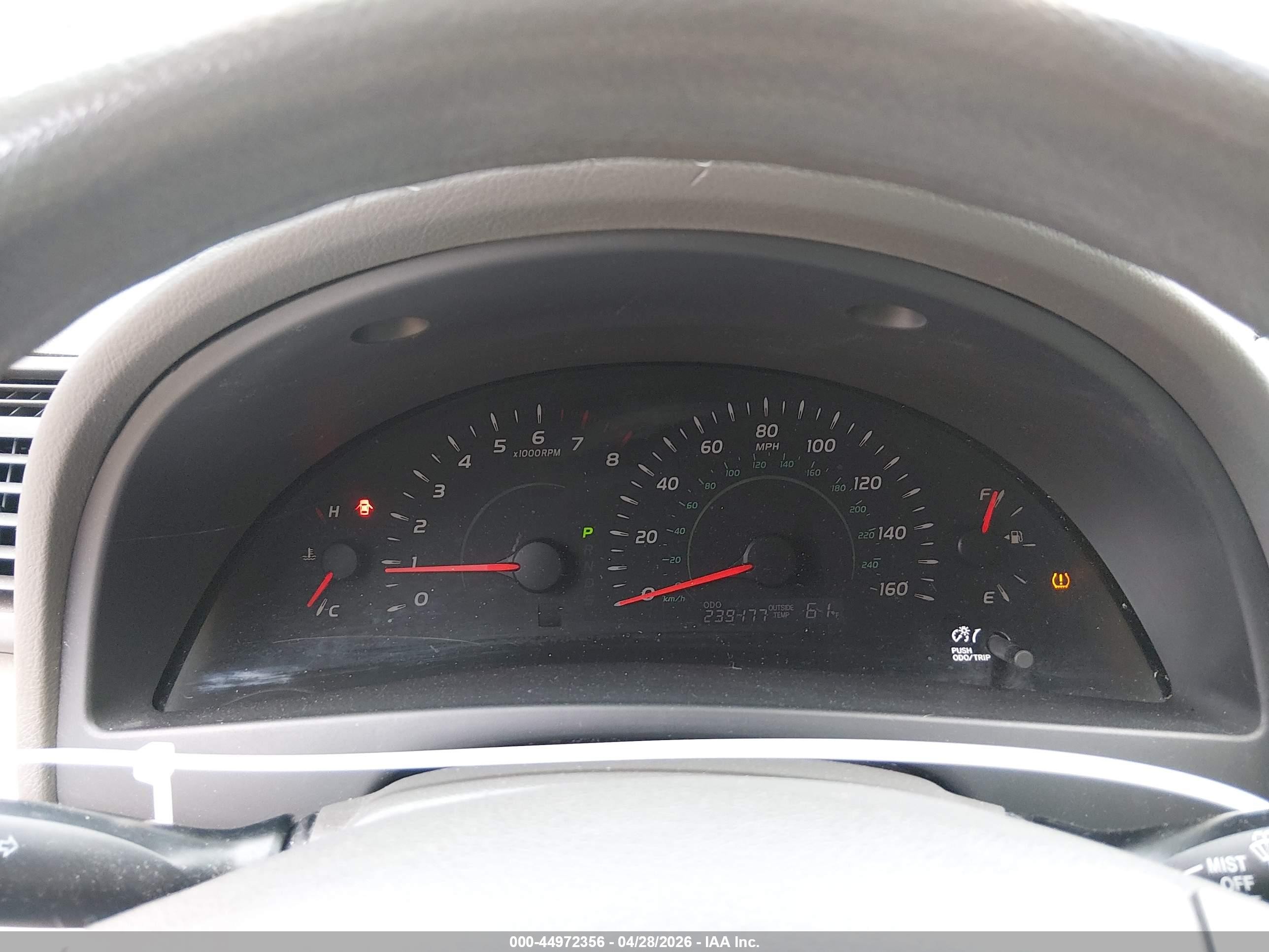 2007 Toyota Camry Le V6 Red vin: 4T1BK46K07U041374