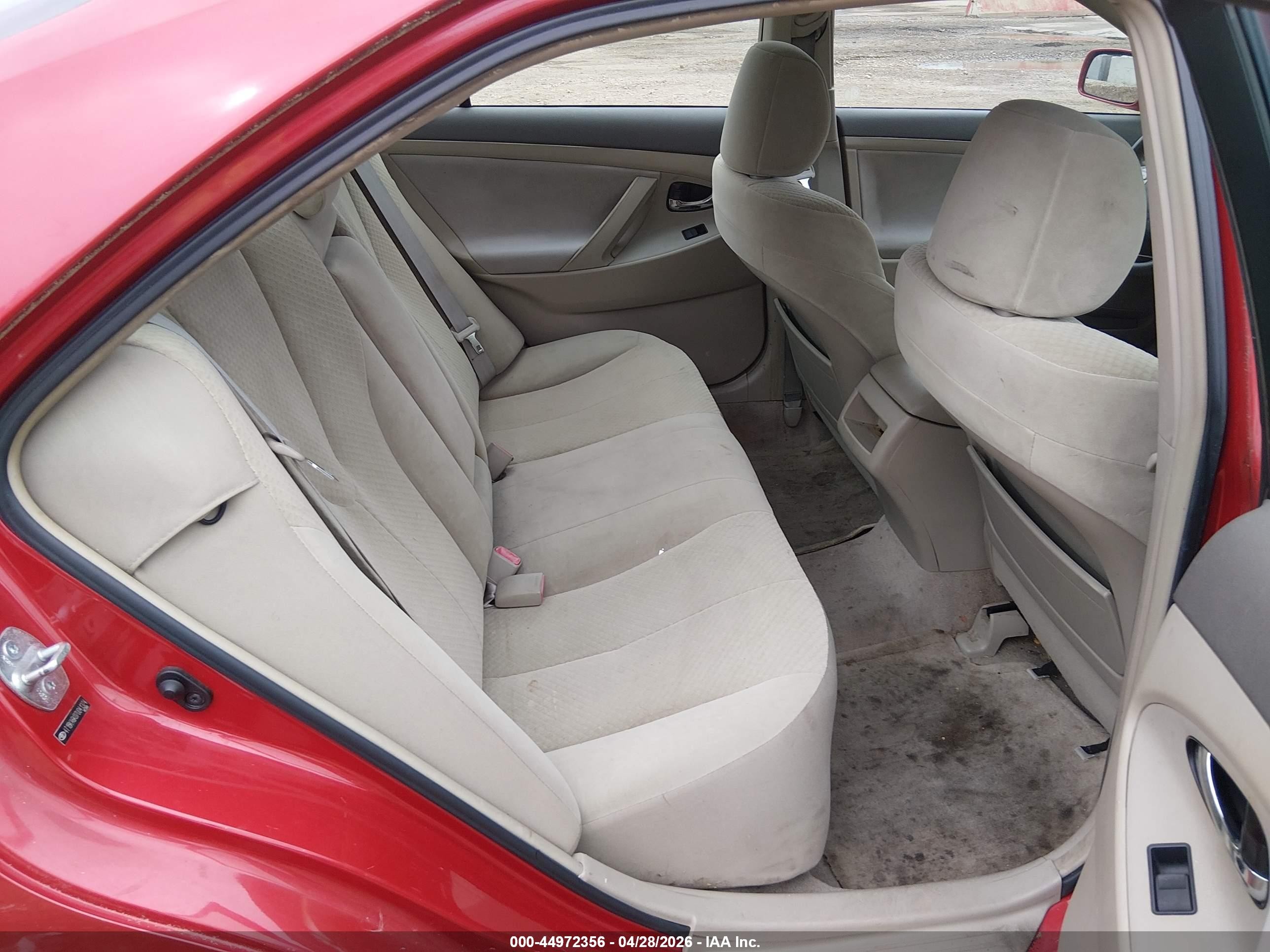 2007 Toyota Camry Le V6 Red vin: 4T1BK46K07U041374