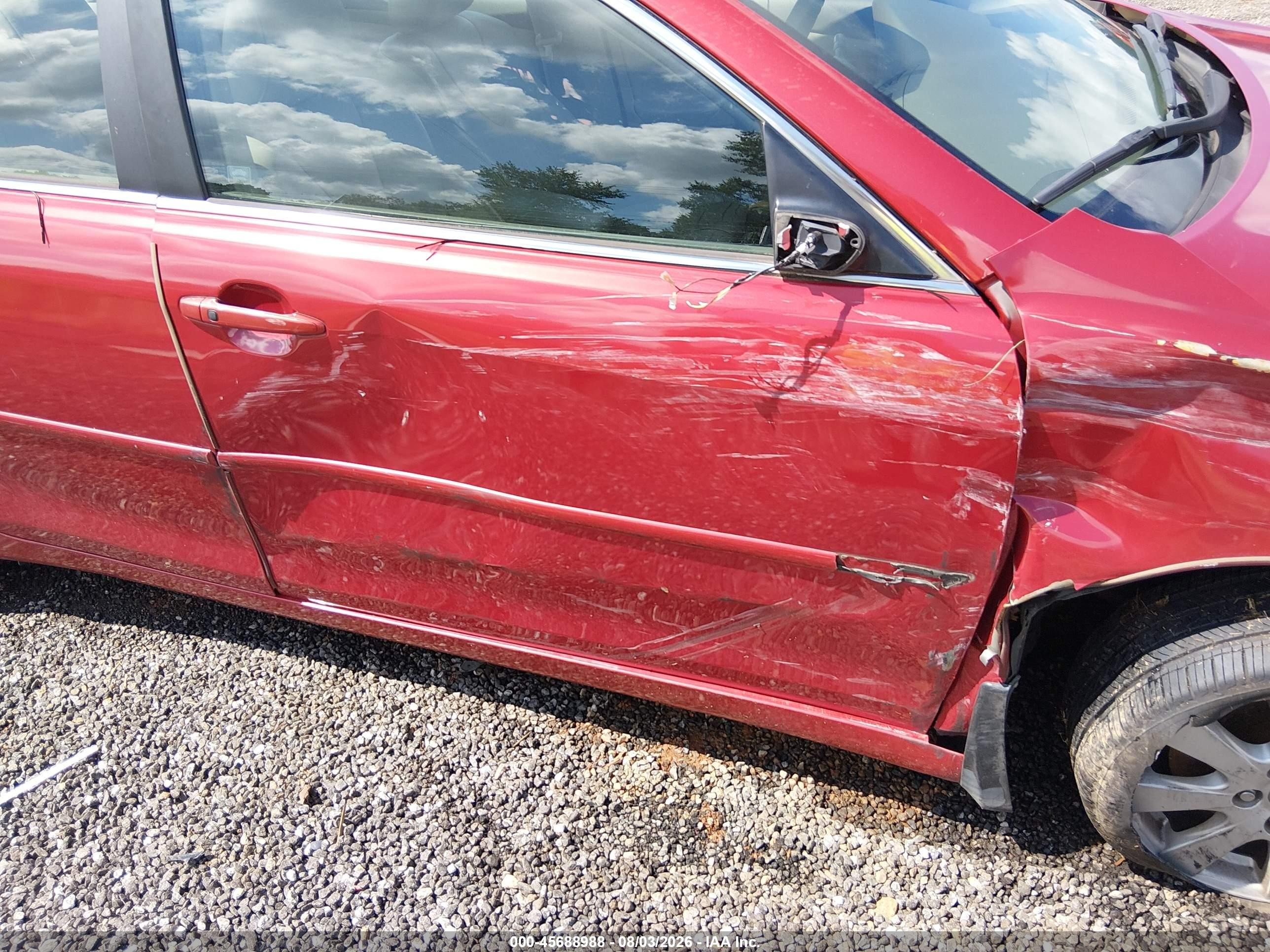 2007 Toyota Camry Xle V6 Red vin: 4T1BK46K07U048762