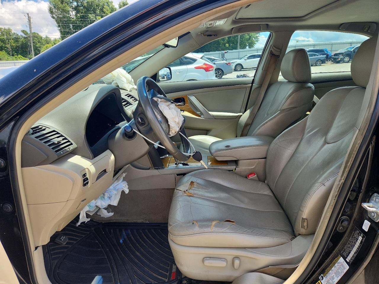 2007 Toyota Camry Xle V6 Black vin: 4T1BK46K07U050303
