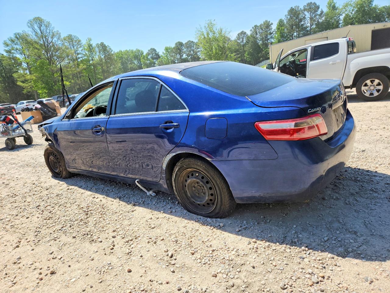 2007 Toyota Camry Le V6 Blue vin: 4T1BK46K07U051287