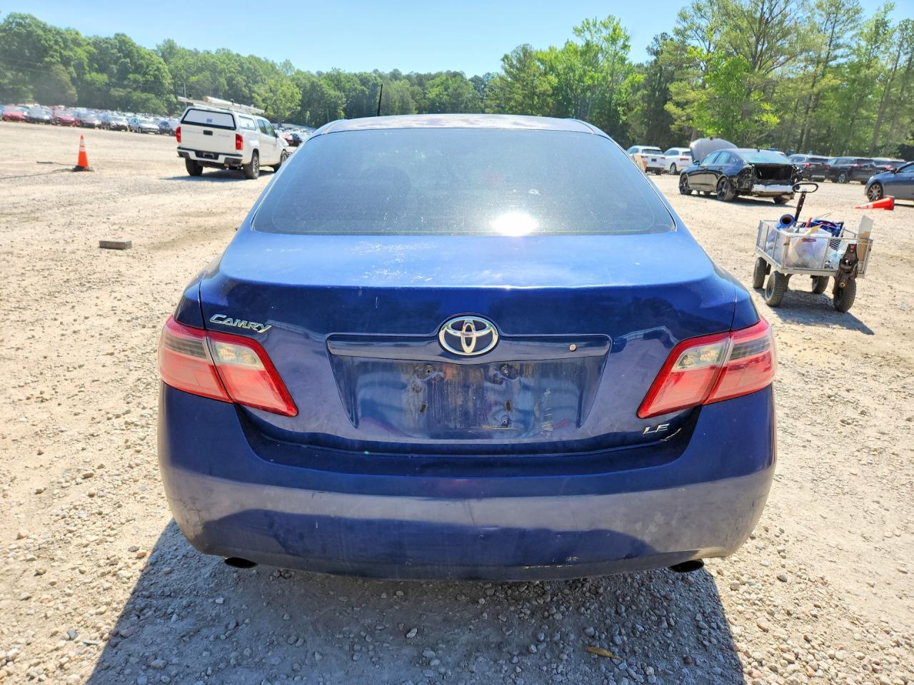 2007 Toyota Camry Le V6 Blue vin: 4T1BK46K07U051287