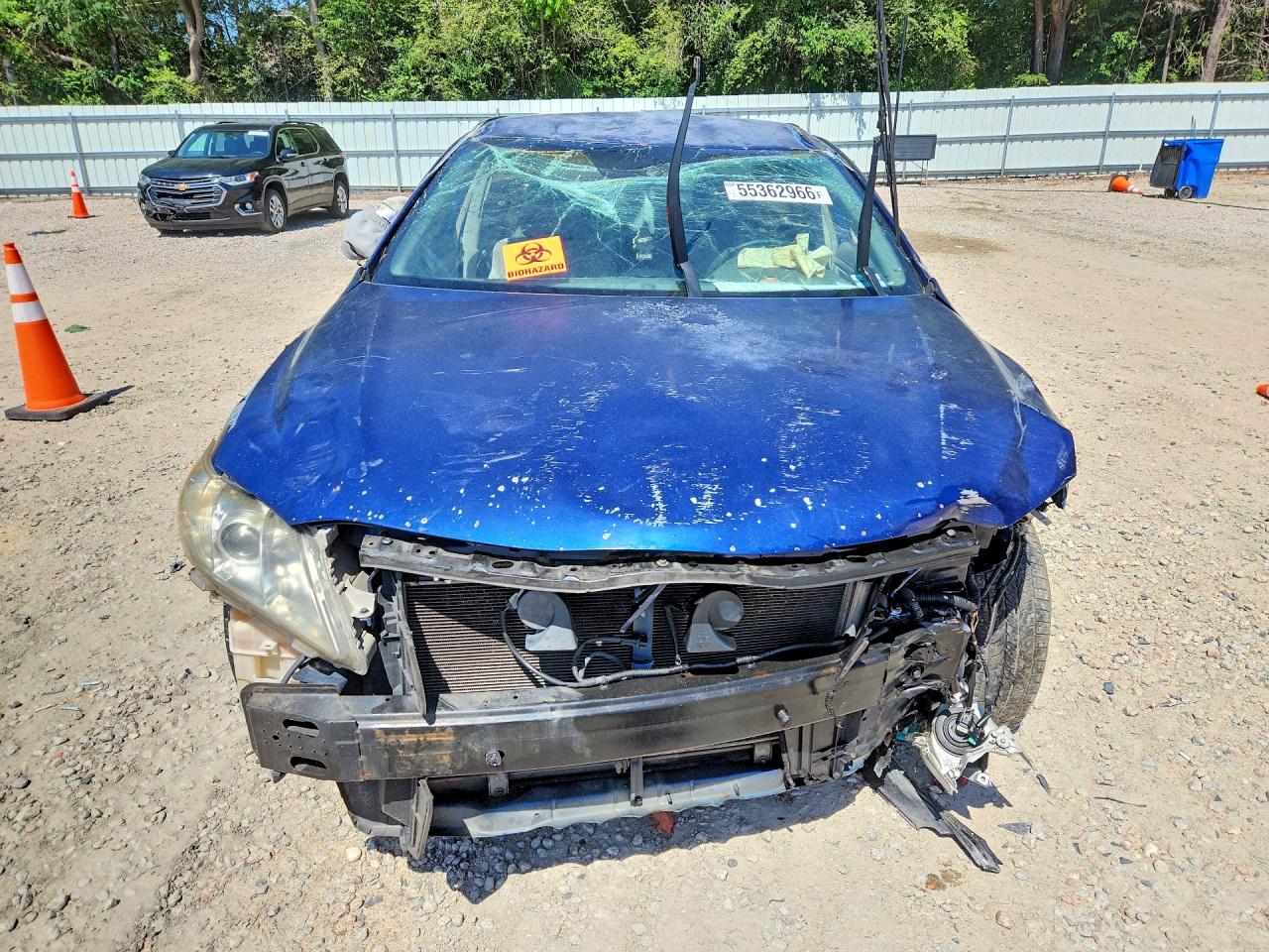 2007 Toyota Camry Le V6 Blue vin: 4T1BK46K07U051287