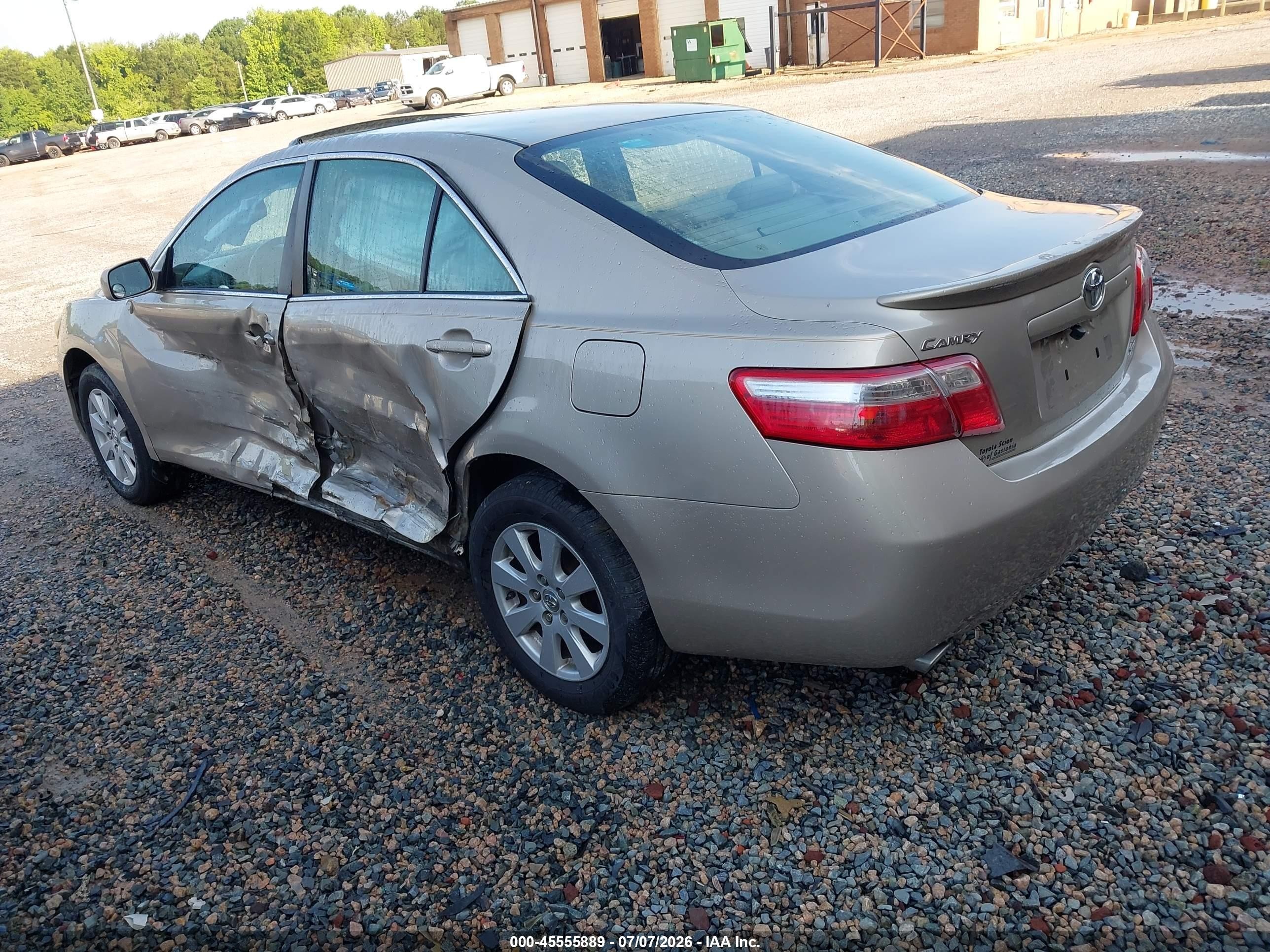 2007 Toyota Camry Le/xle/se Gold vin: 4T1BK46K07U051600