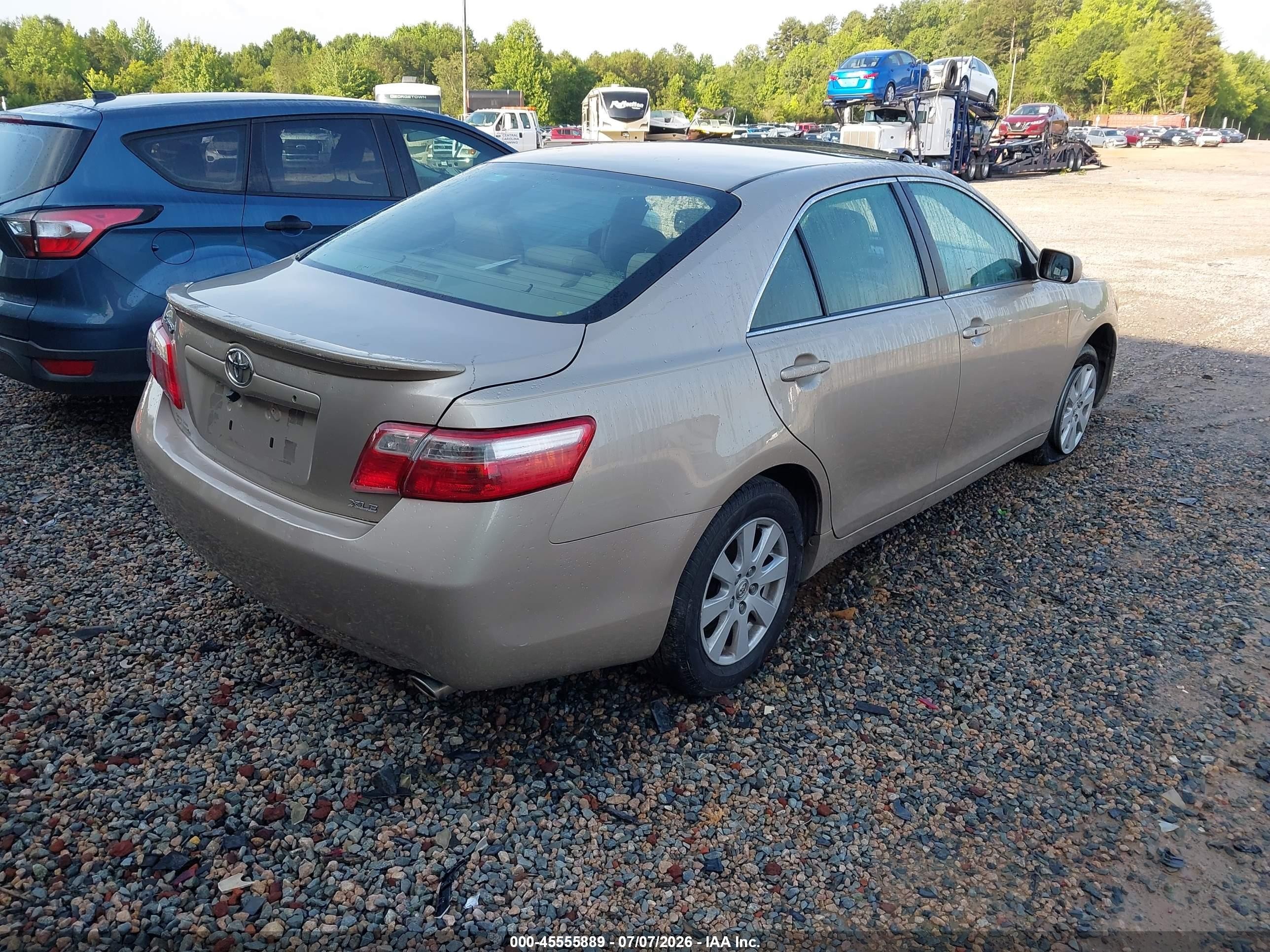 2007 Toyota Camry Le/xle/se Gold vin: 4T1BK46K07U051600