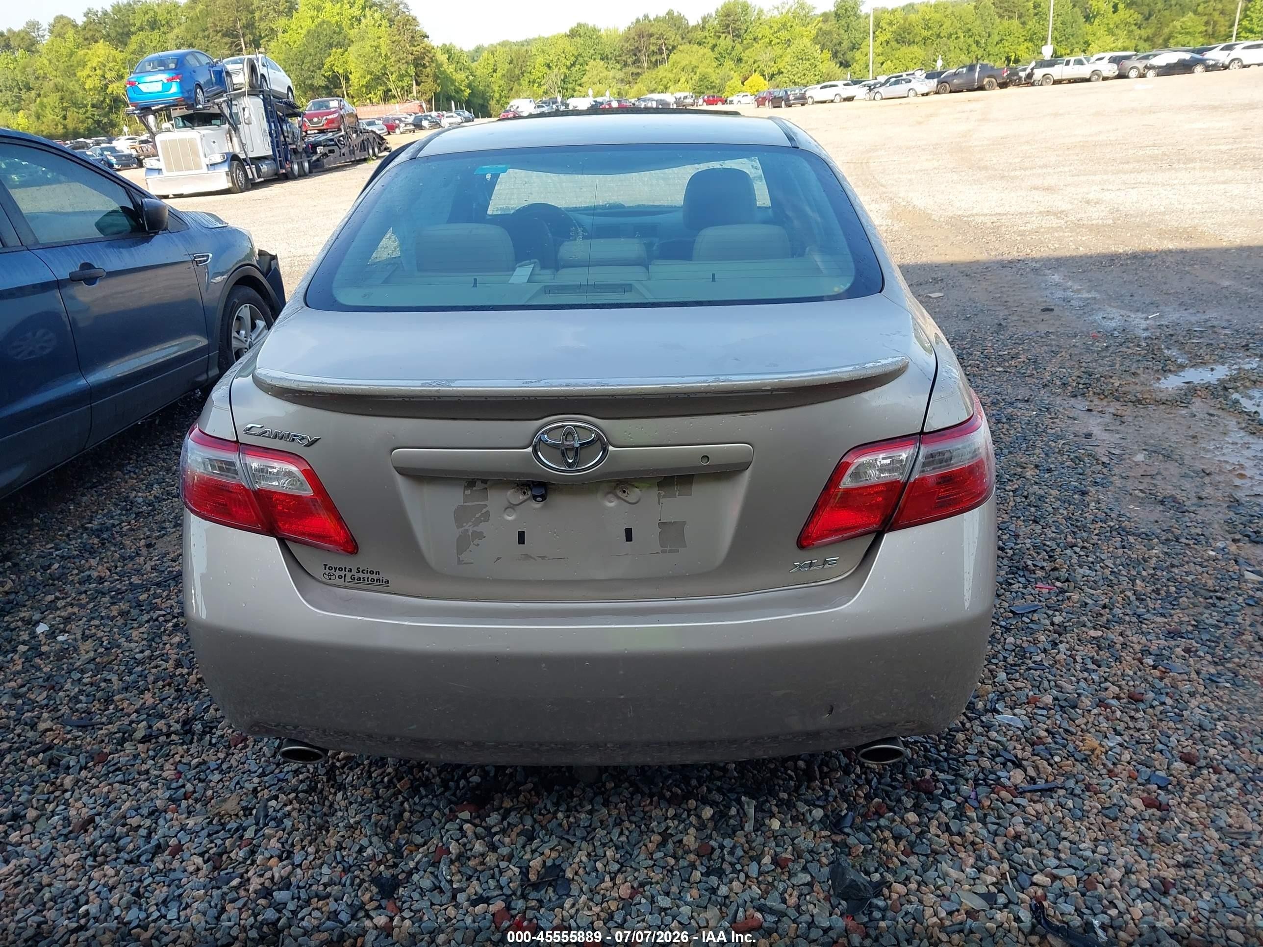 2007 Toyota Camry Le/xle/se Gold vin: 4T1BK46K07U051600