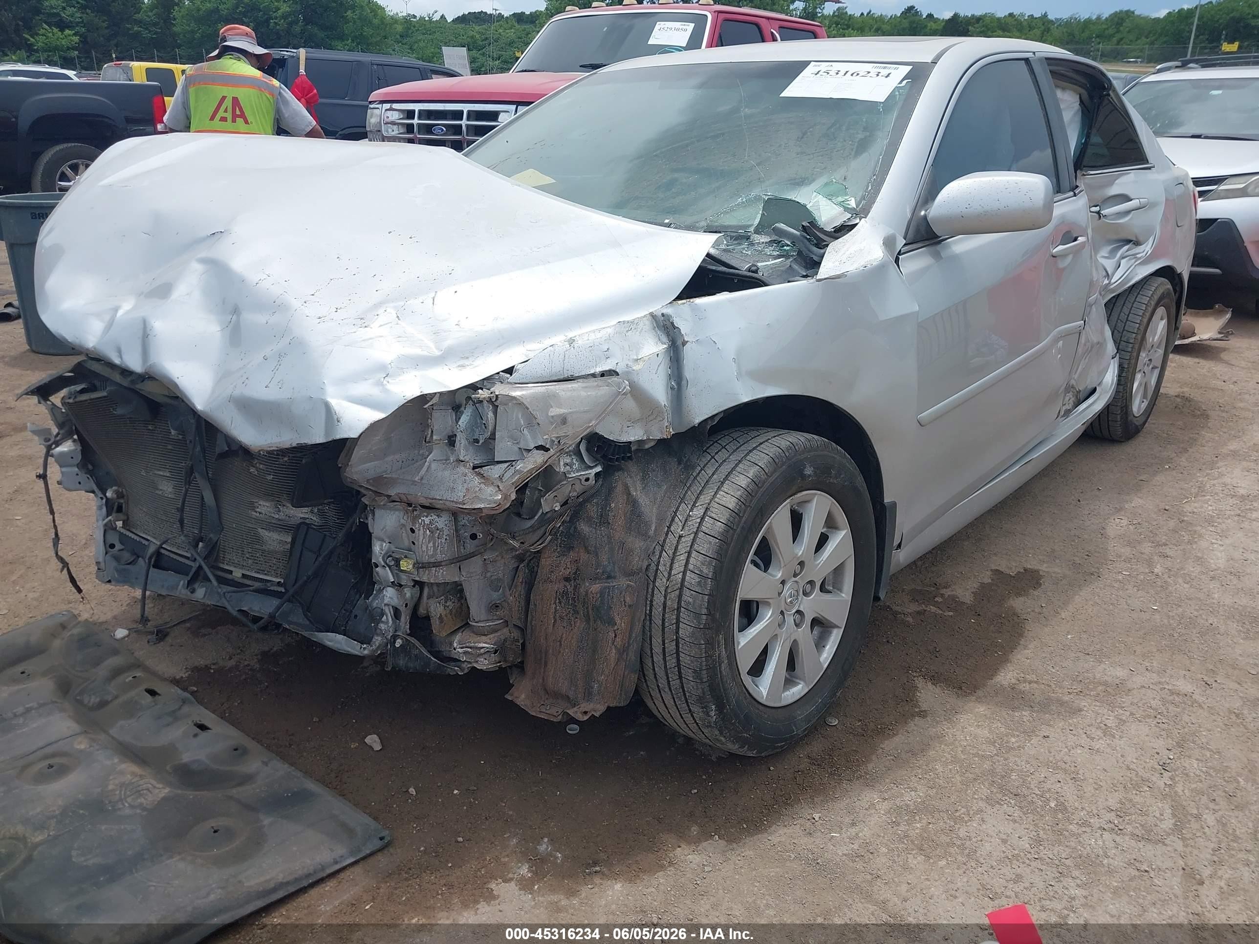 2007 Toyota Camry Xle V6 Silver vin: 4T1BK46K07U510592