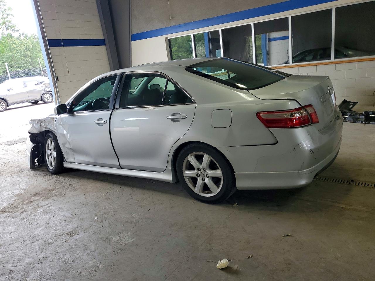 2007 Toyota Camry Se V6 Silver vin: 4T1BK46K07U512701