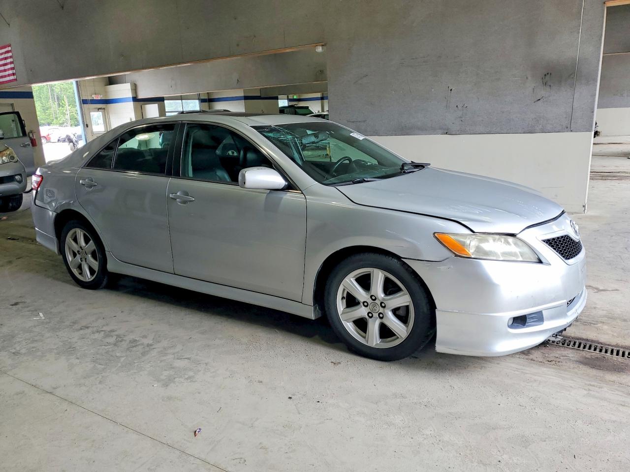 2007 Toyota Camry Se V6 Silver vin: 4T1BK46K07U512701