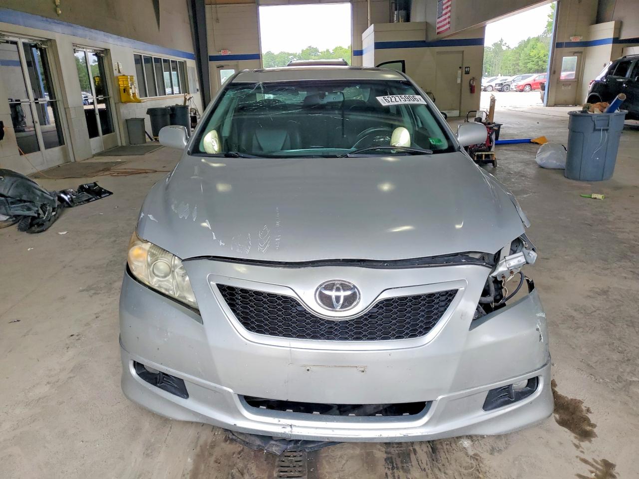 2007 Toyota Camry Se V6 Silver vin: 4T1BK46K07U512701