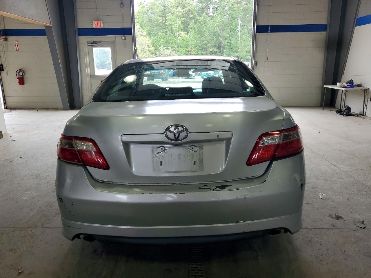 2007 Toyota Camry Se V6 Silver vin: 4T1BK46K07U512701