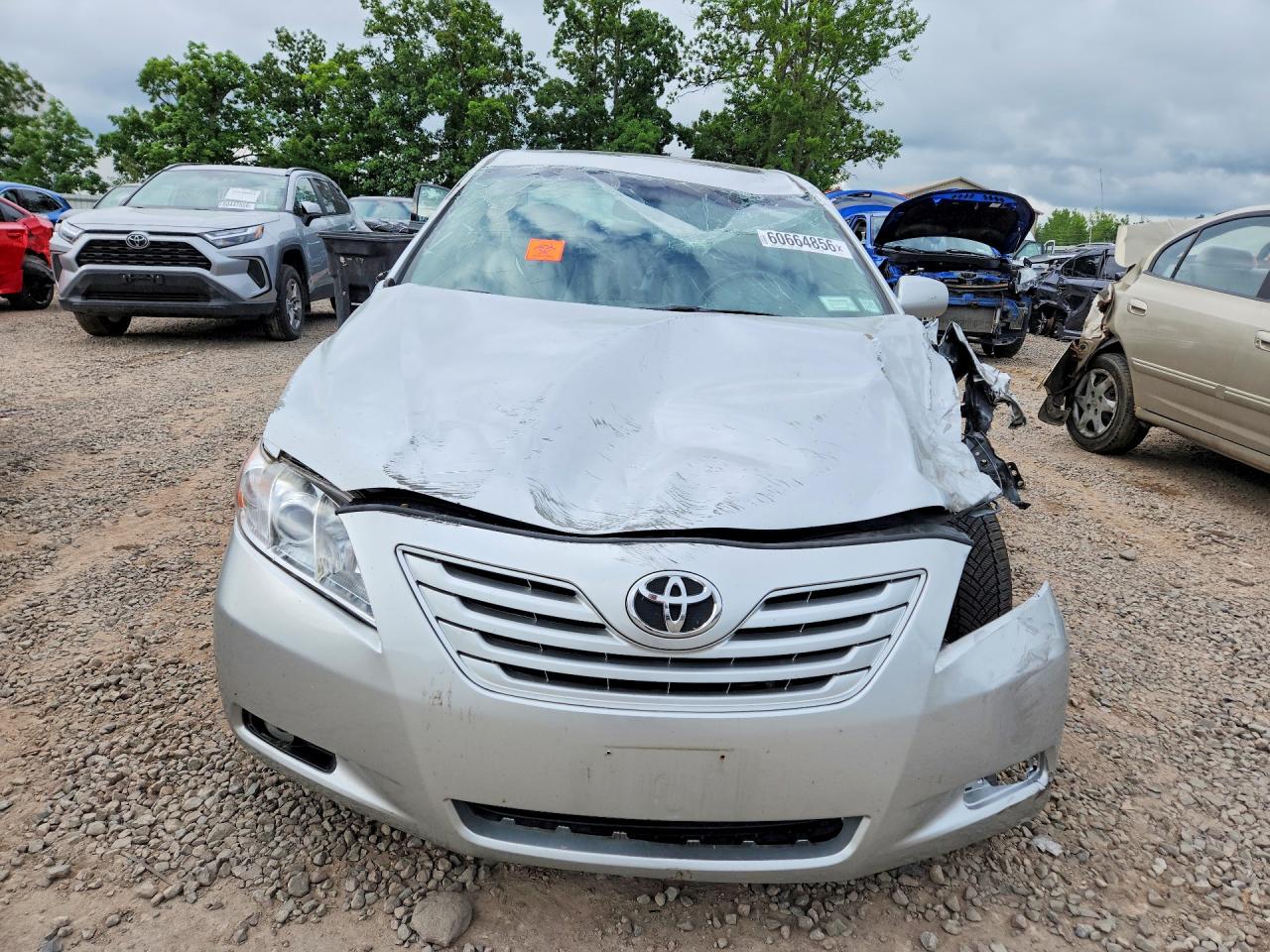 2007 Toyota Camry Xle V6 Silver vin: 4T1BK46K07U517400