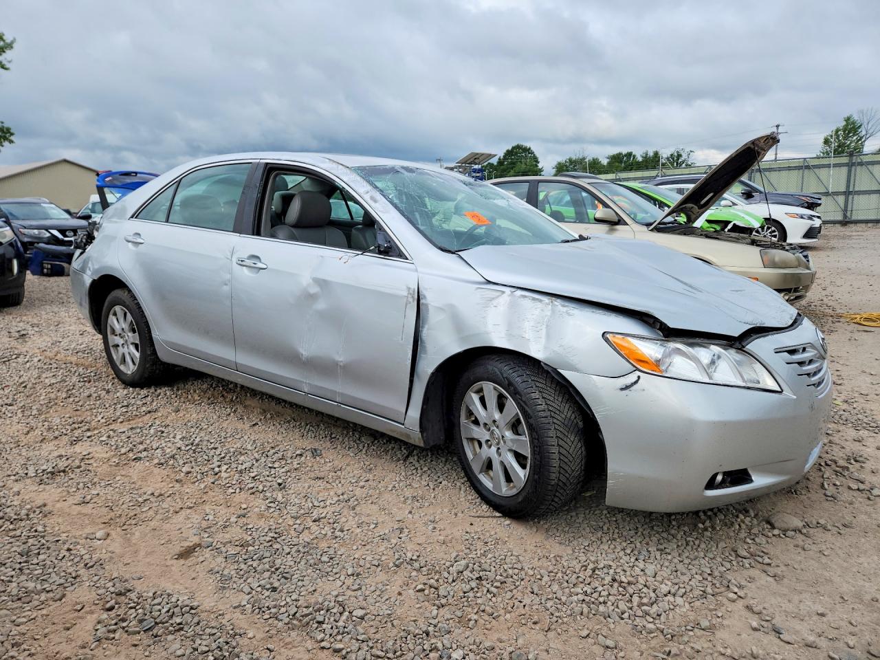 2007 Toyota Camry Xle V6 Silver vin: 4T1BK46K07U517400