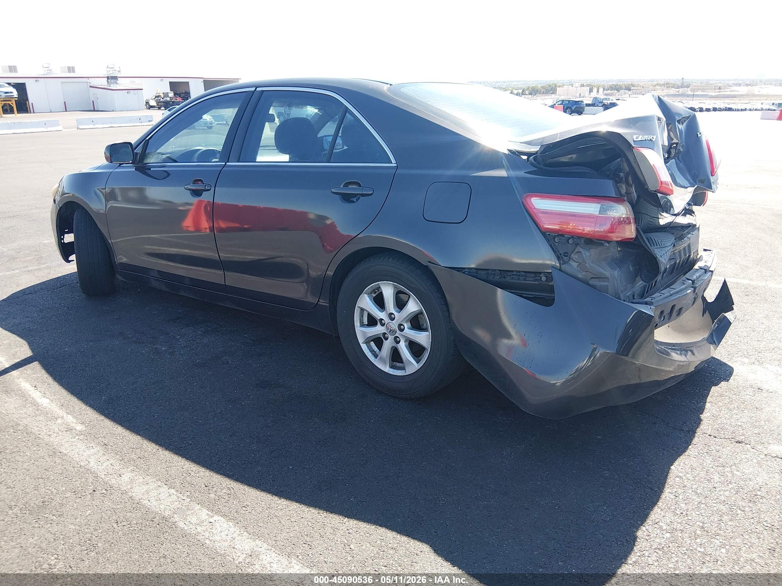 2007 Toyota Camry Le V6 Black vin: 4T1BK46K07U527053