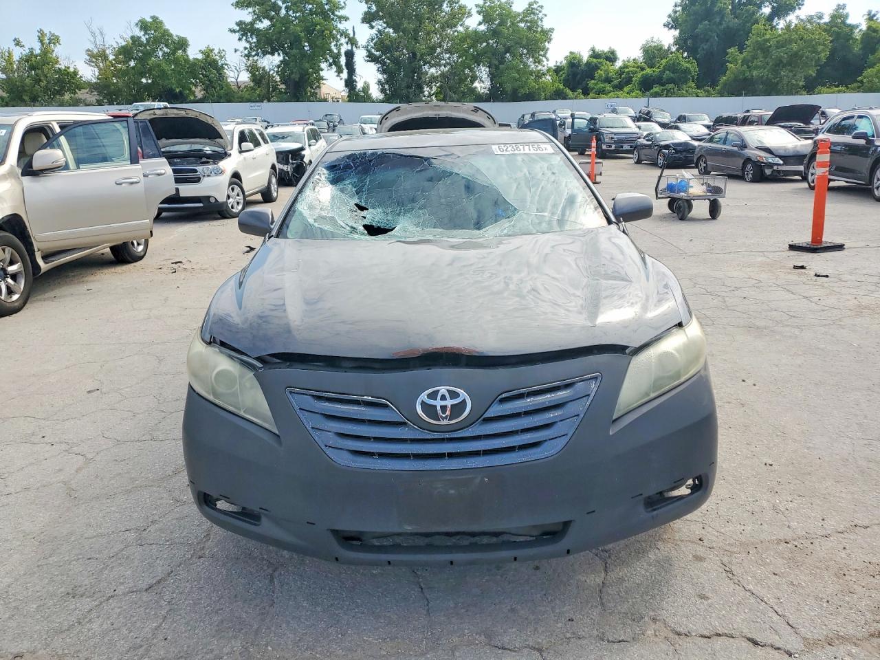 2007 Toyota Camry Se V6 Gray vin: 4T1BK46K07U534181