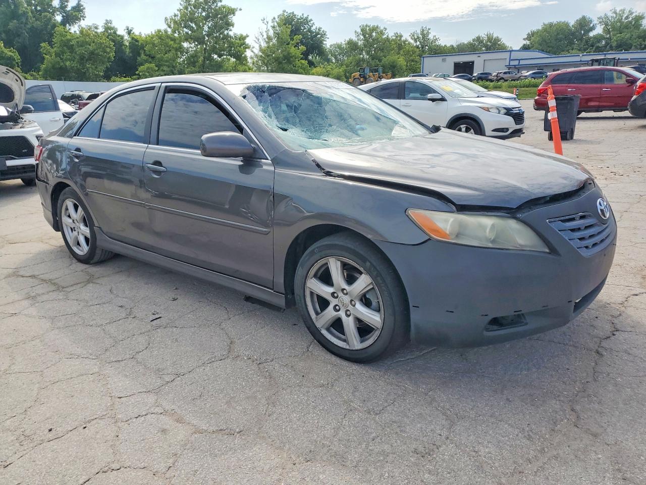 2007 Toyota Camry Se V6 Gray vin: 4T1BK46K07U534181