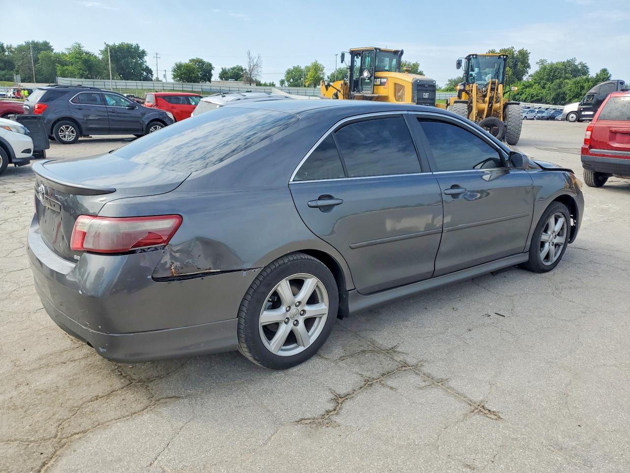 2007 Toyota Camry Se V6 Gray vin: 4T1BK46K07U534181