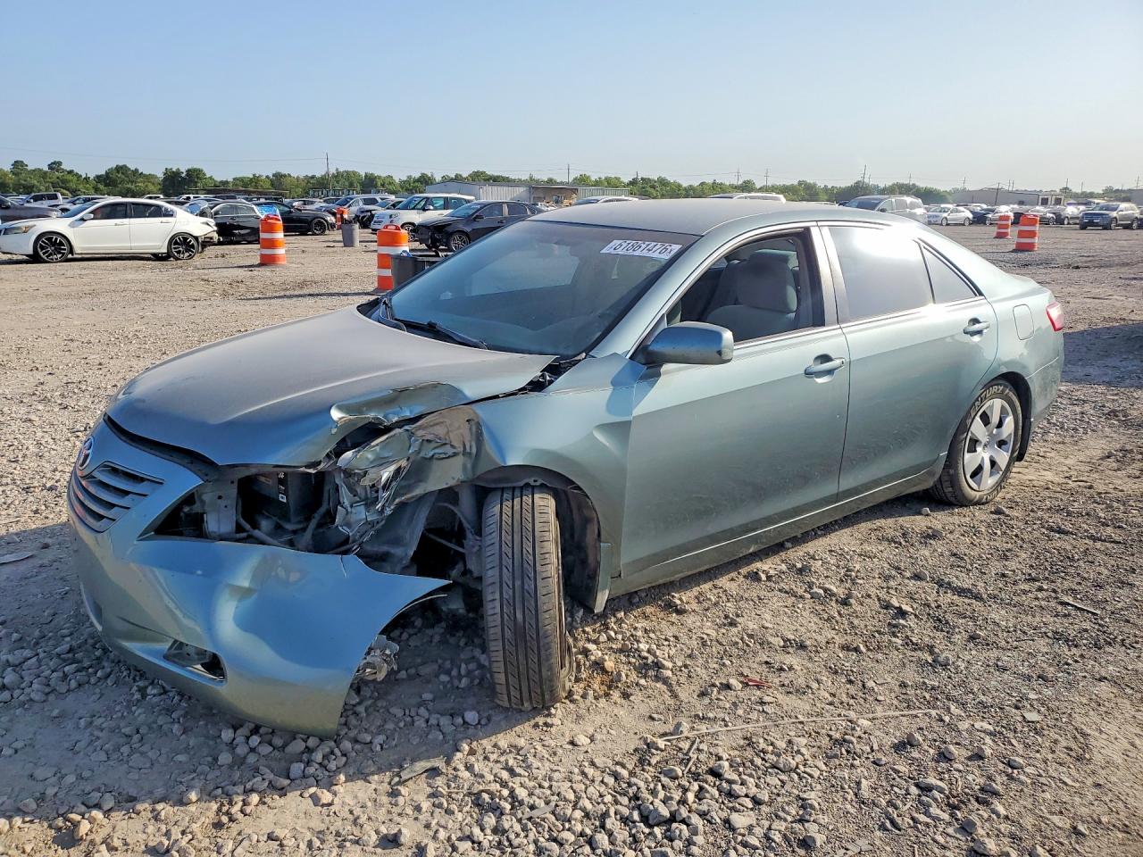 2007 Toyota Camry Le V6 Green vin: 4T1BK46K07U543916