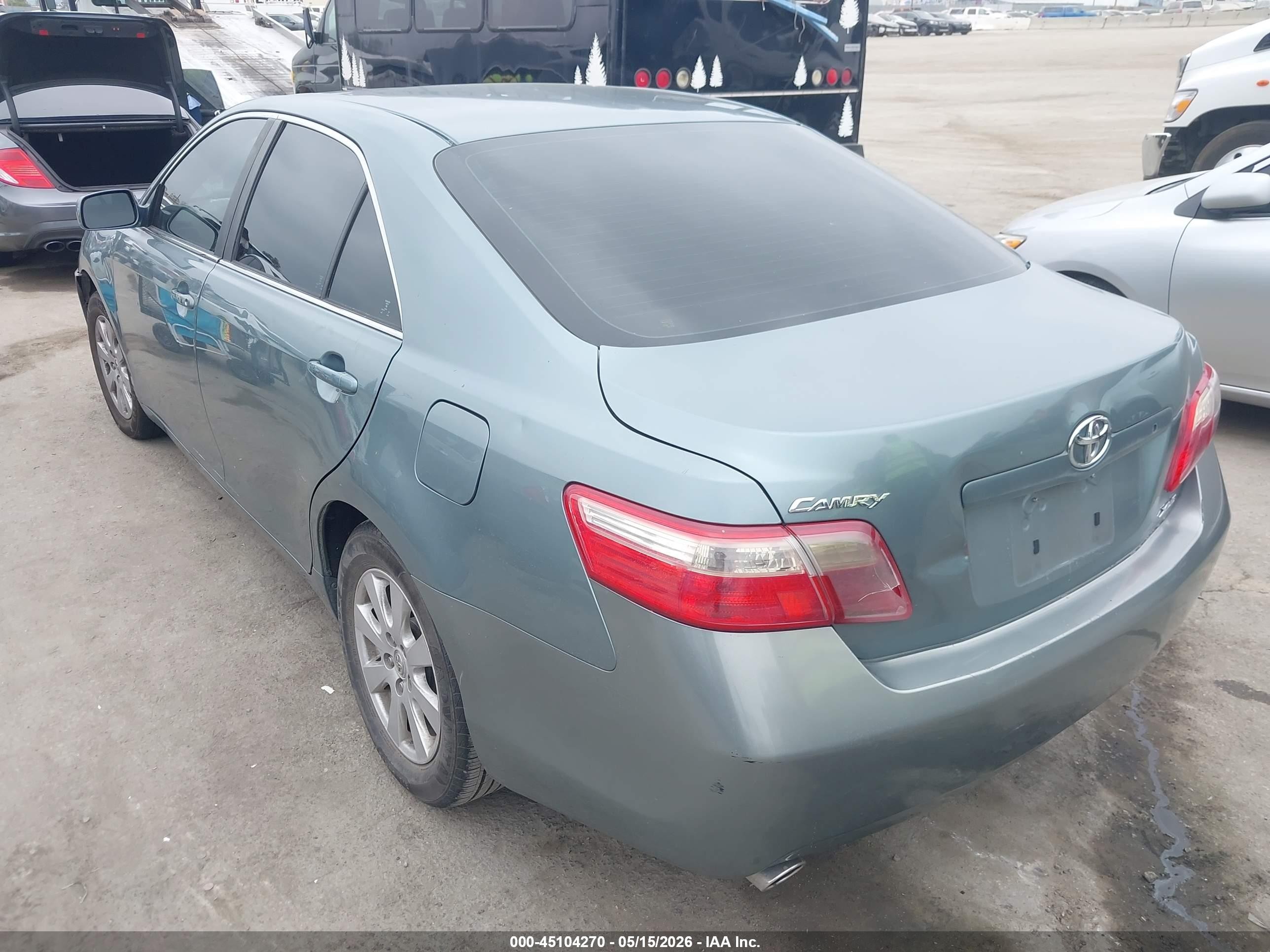 2007 Toyota Camry Xle V6 Зеленый vin: 4T1BK46K07U544418